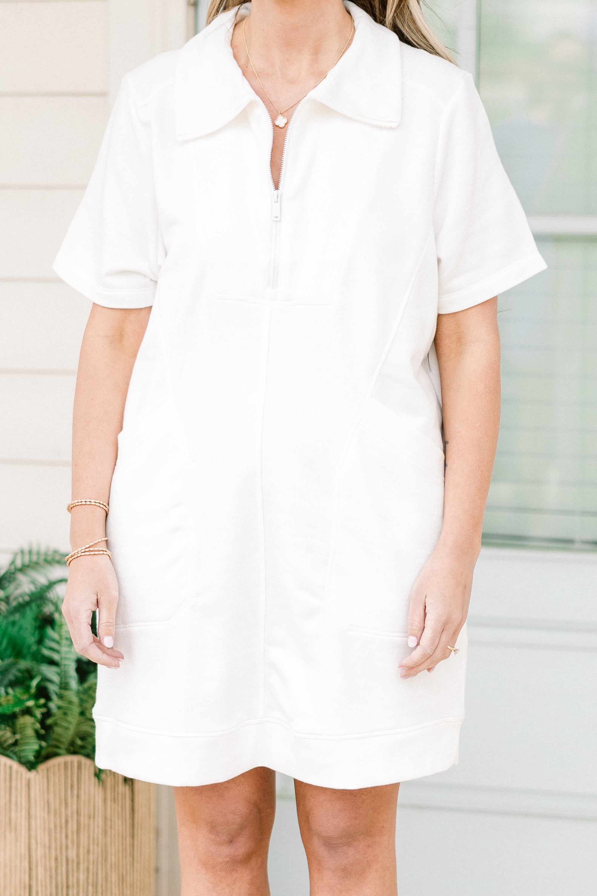 Divine Grace Dress, Off White