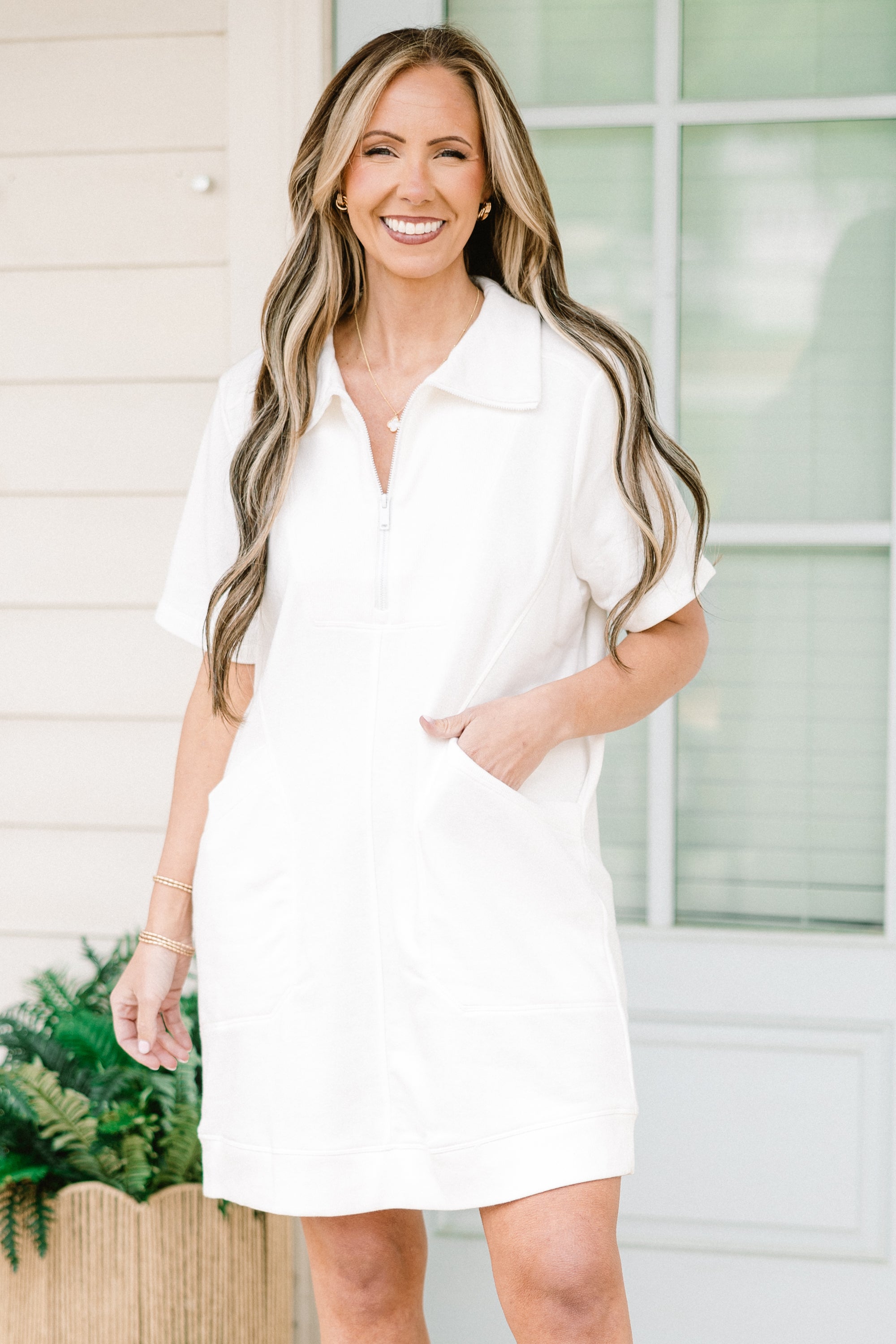 Divine Grace Dress, Off White