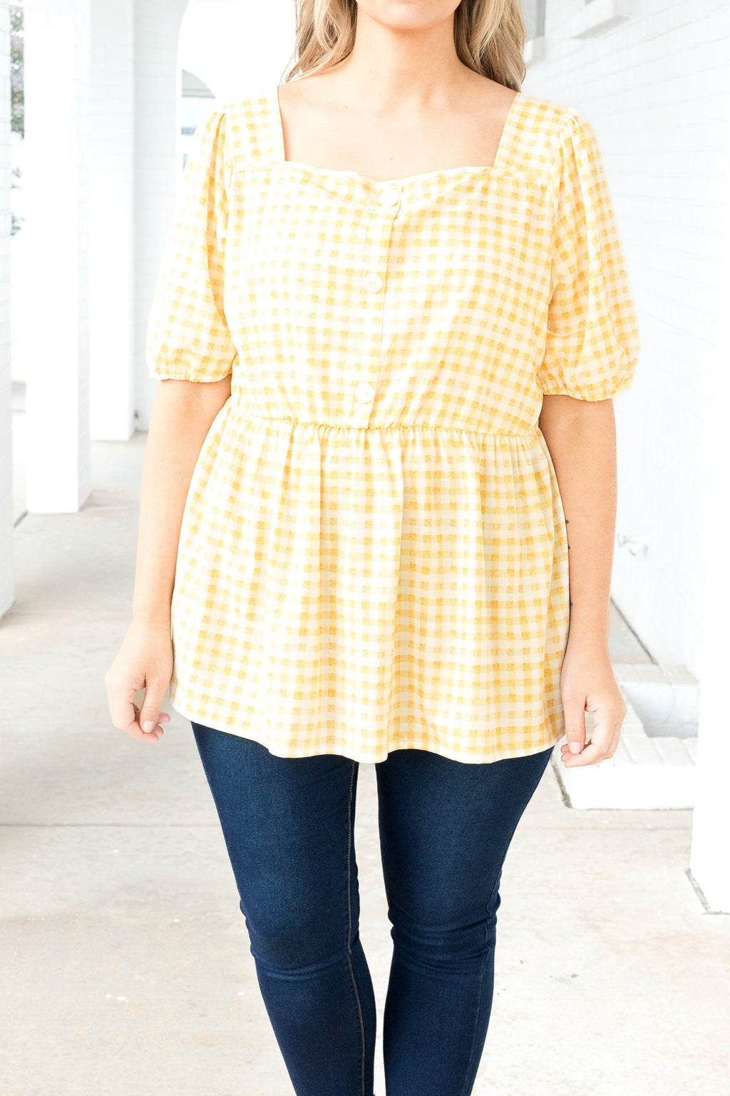 Dixie Land Top, Yellow