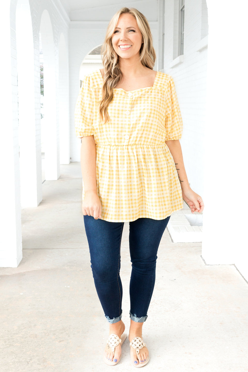Dixie Land Top, Yellow