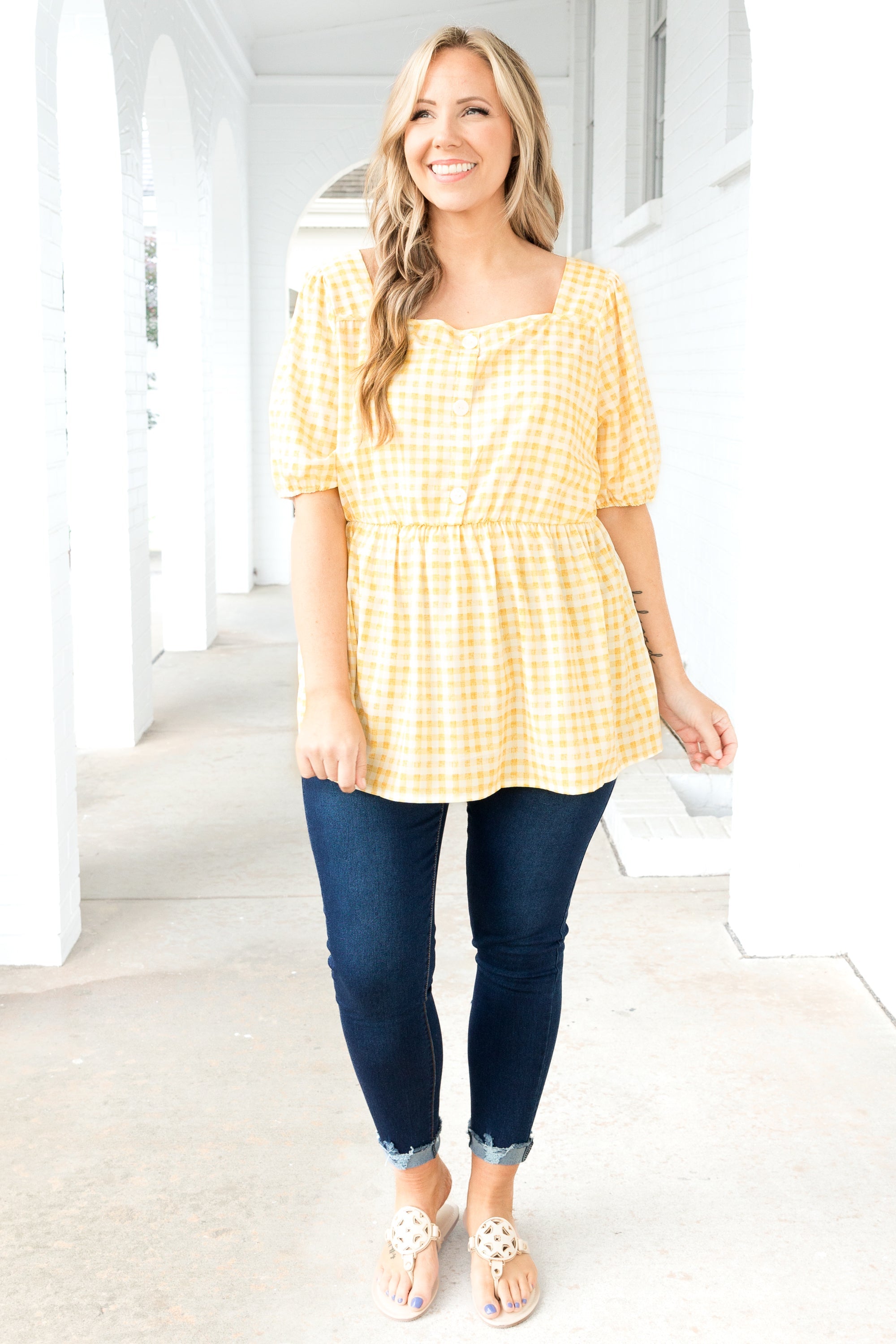 Dixie Land Top, Yellow