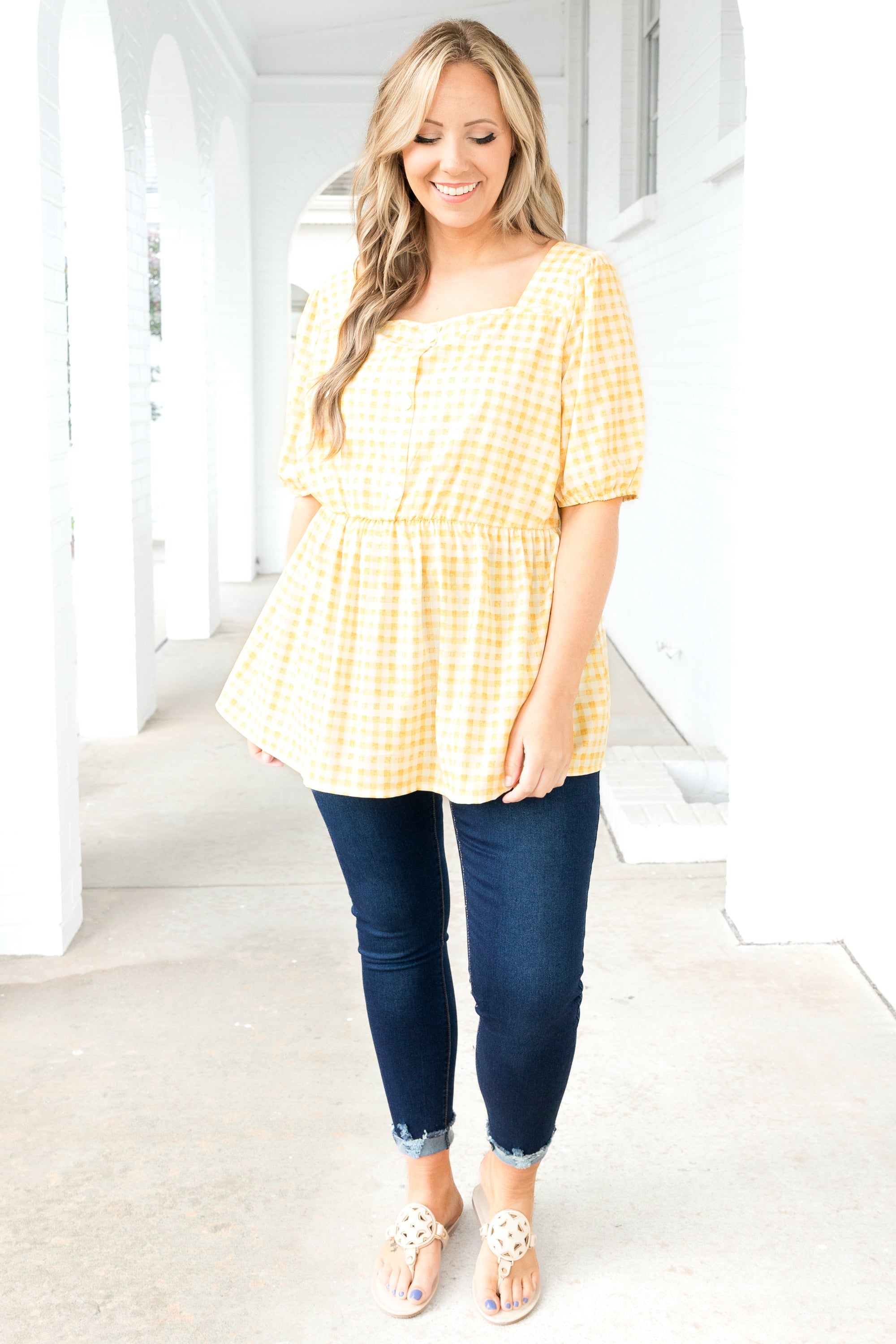 Dixie Land Top, Yellow