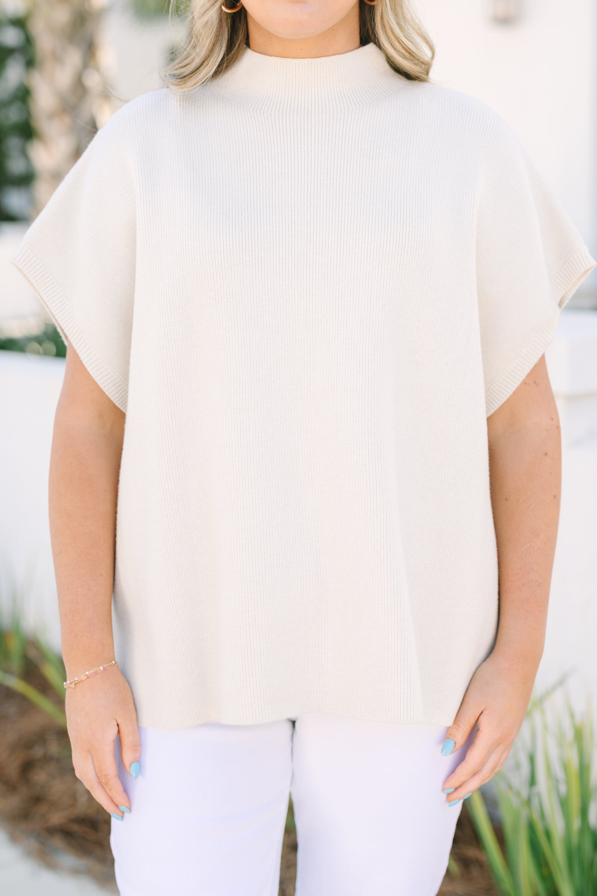 Do Anything Sweater, Beige
