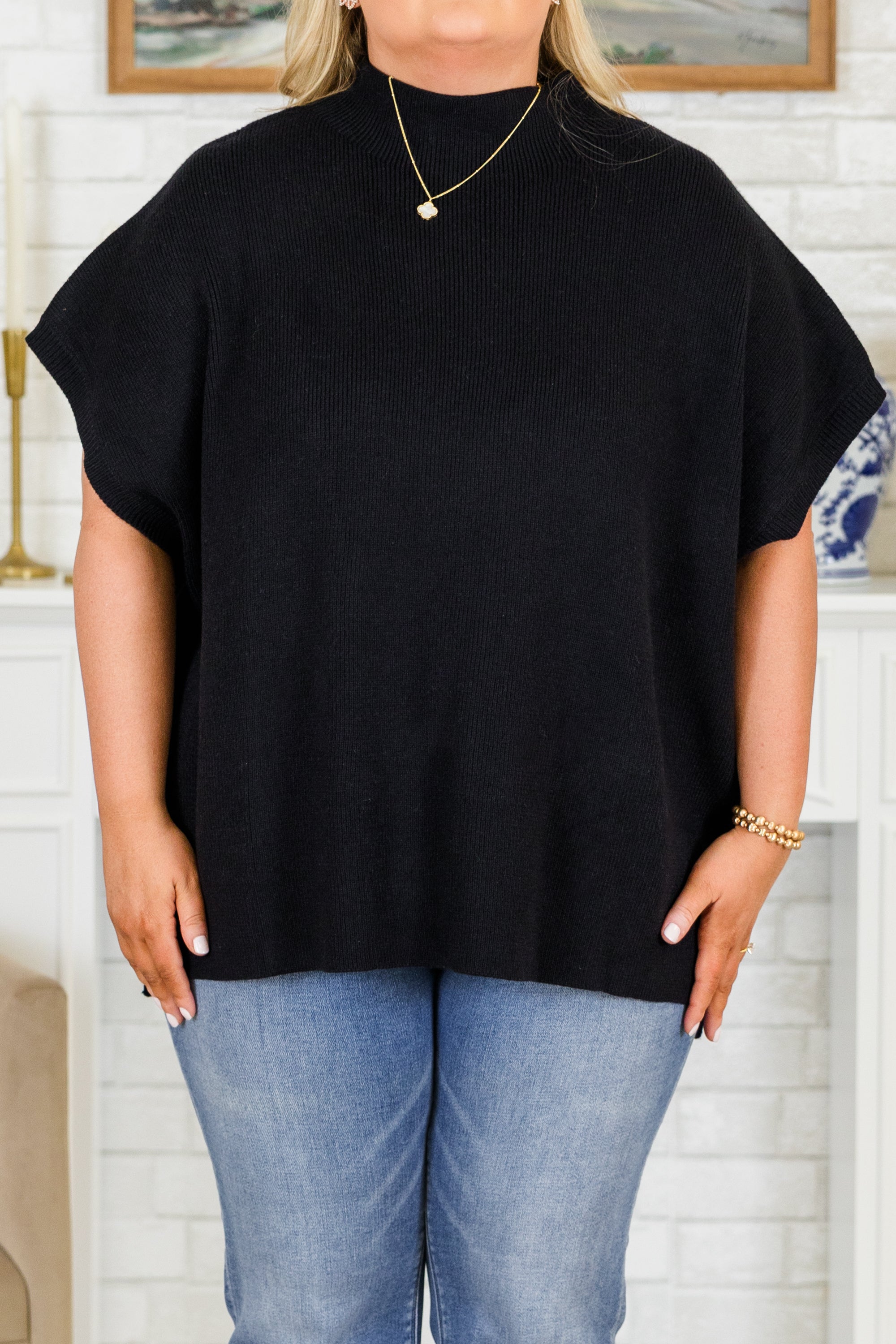 Do Anything Sweater, Black