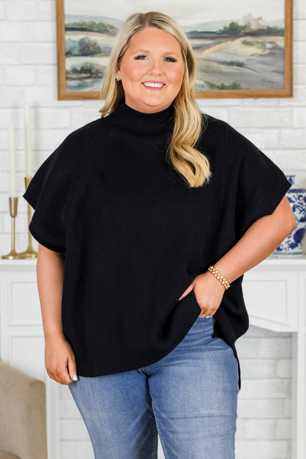 Do Anything Sweater, Black