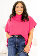 Do Anything Sweater, Magenta