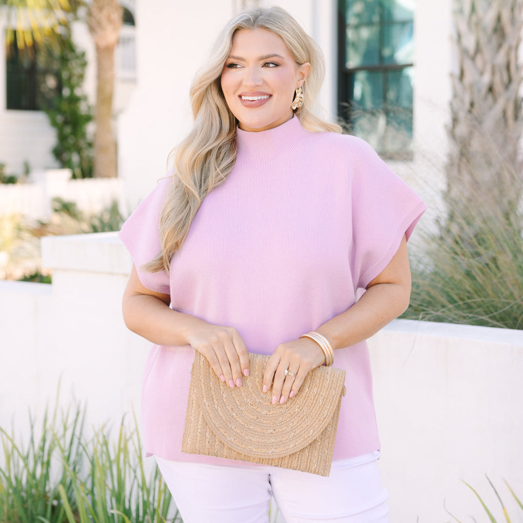 Do Anything Sweater, Pink