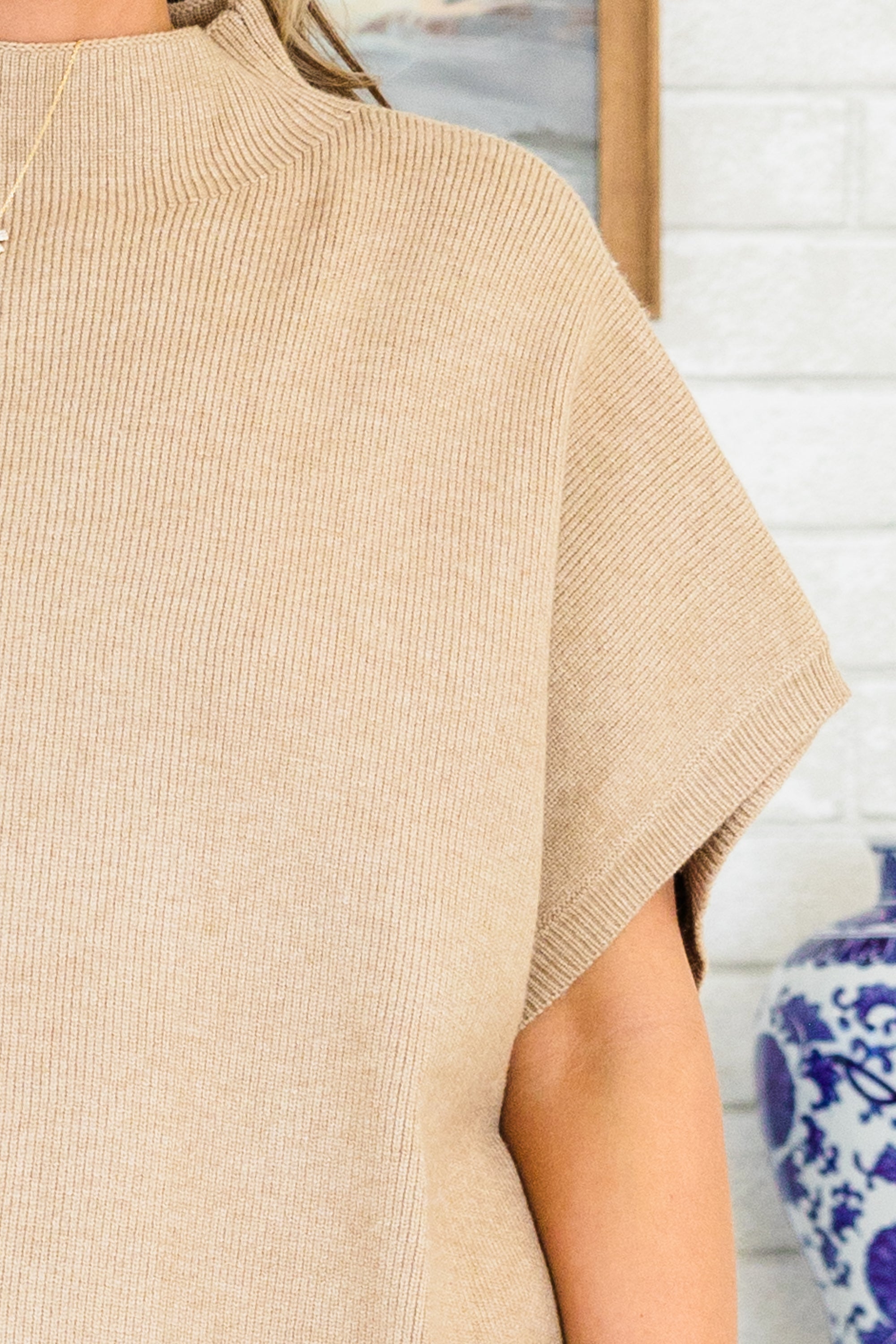 Do Anything Sweater, Taupe