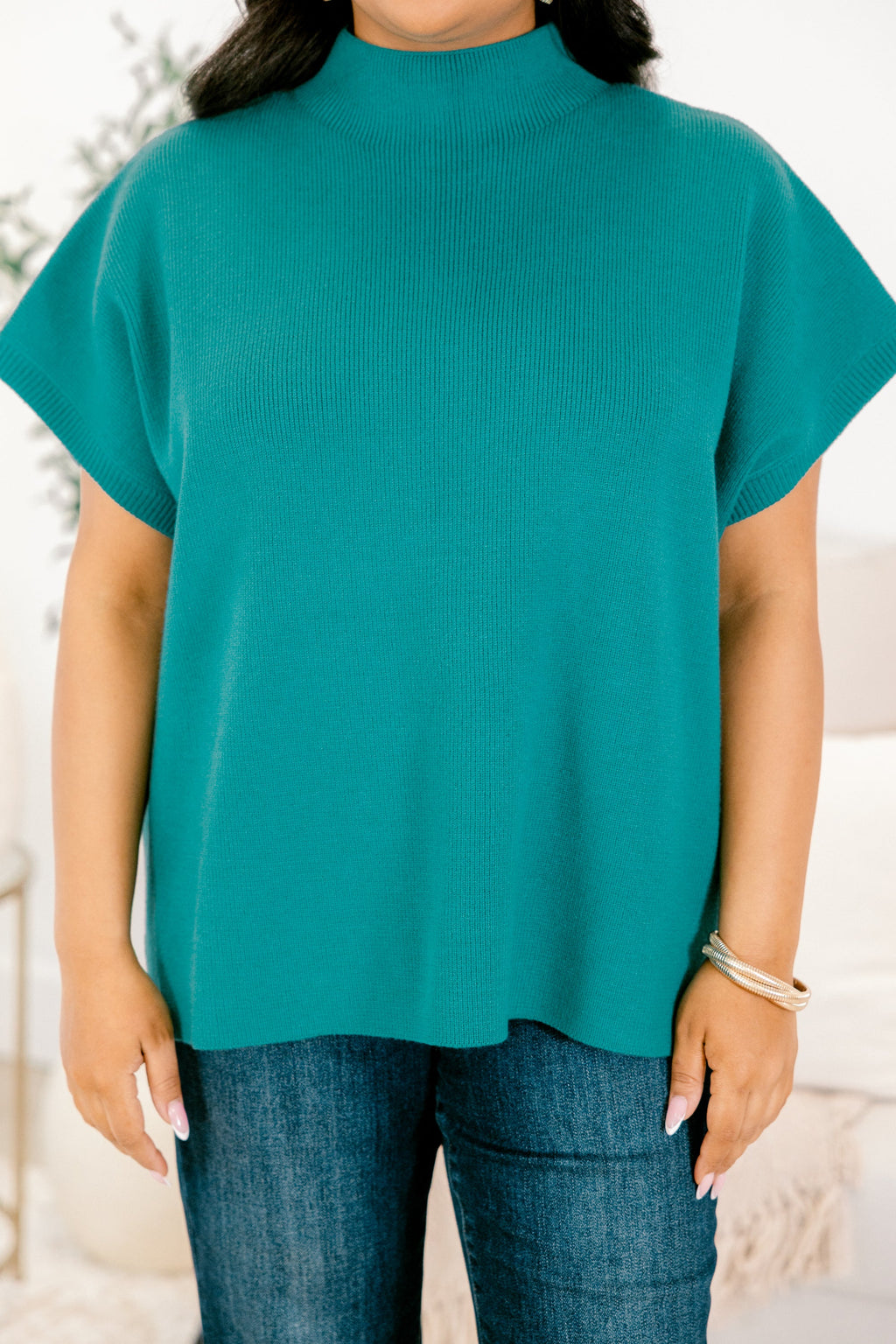 Do Anything Sweater, Teal