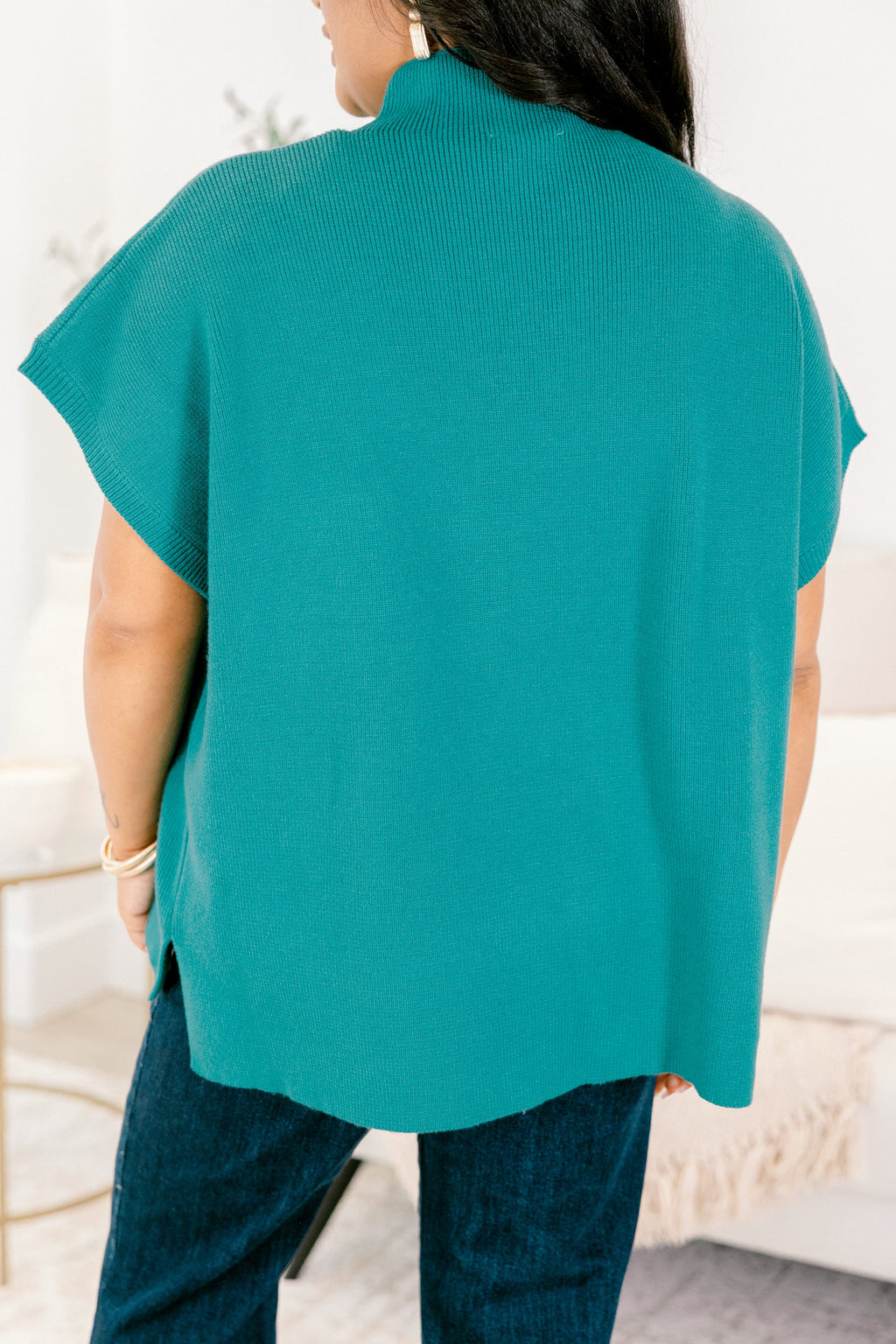 Do Anything Sweater, Teal