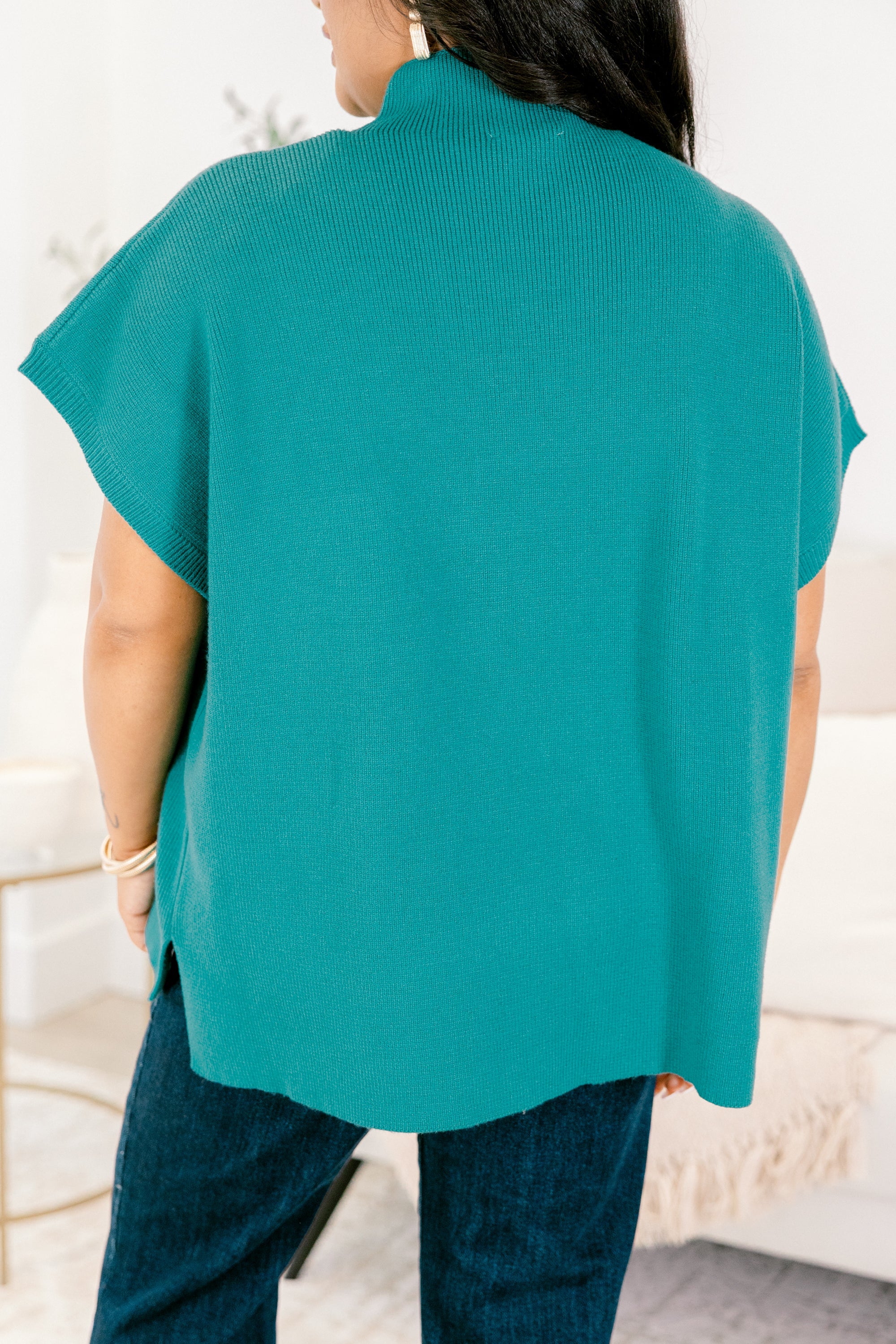 Do Anything Sweater, Teal