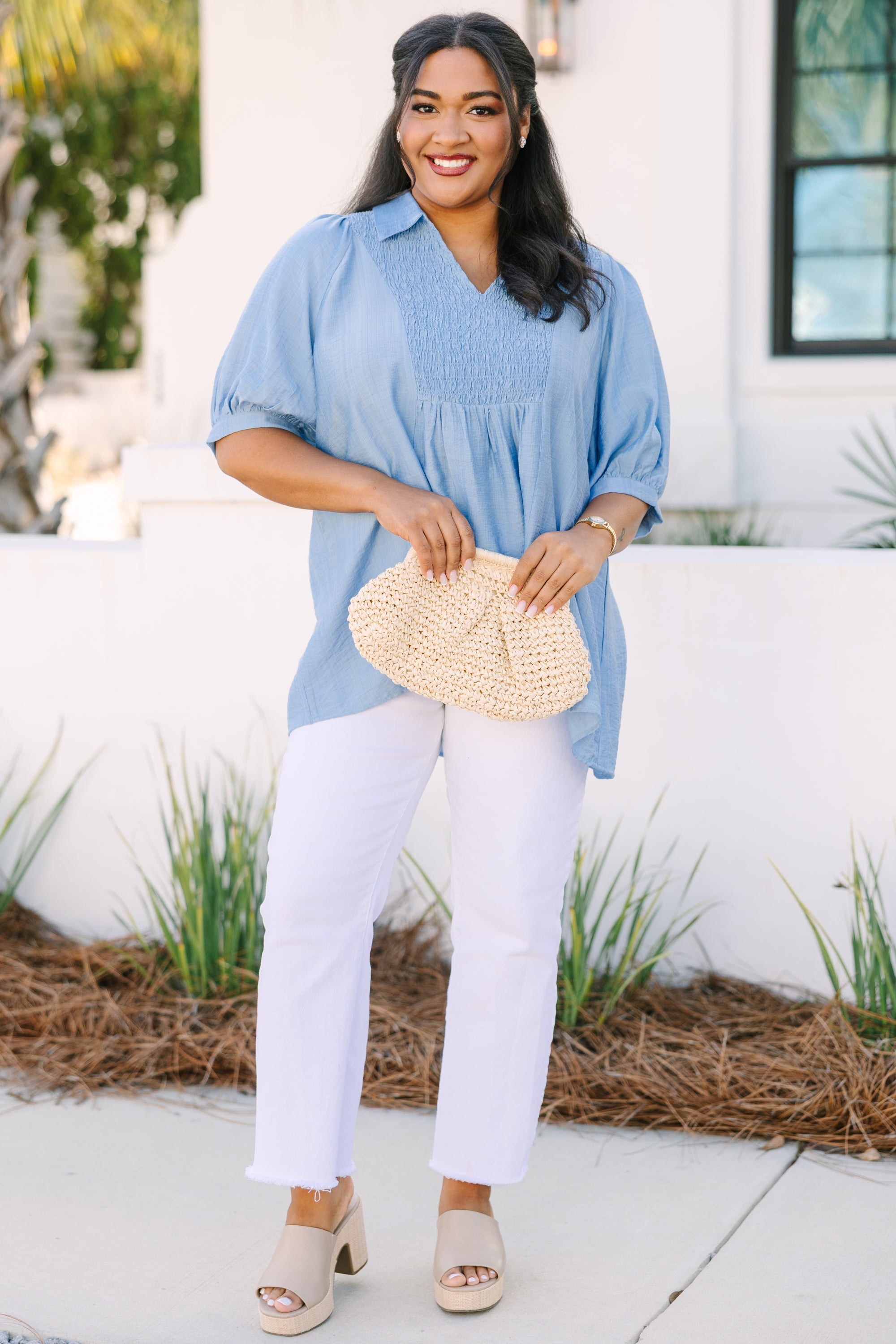 Do It All Top, Chambray