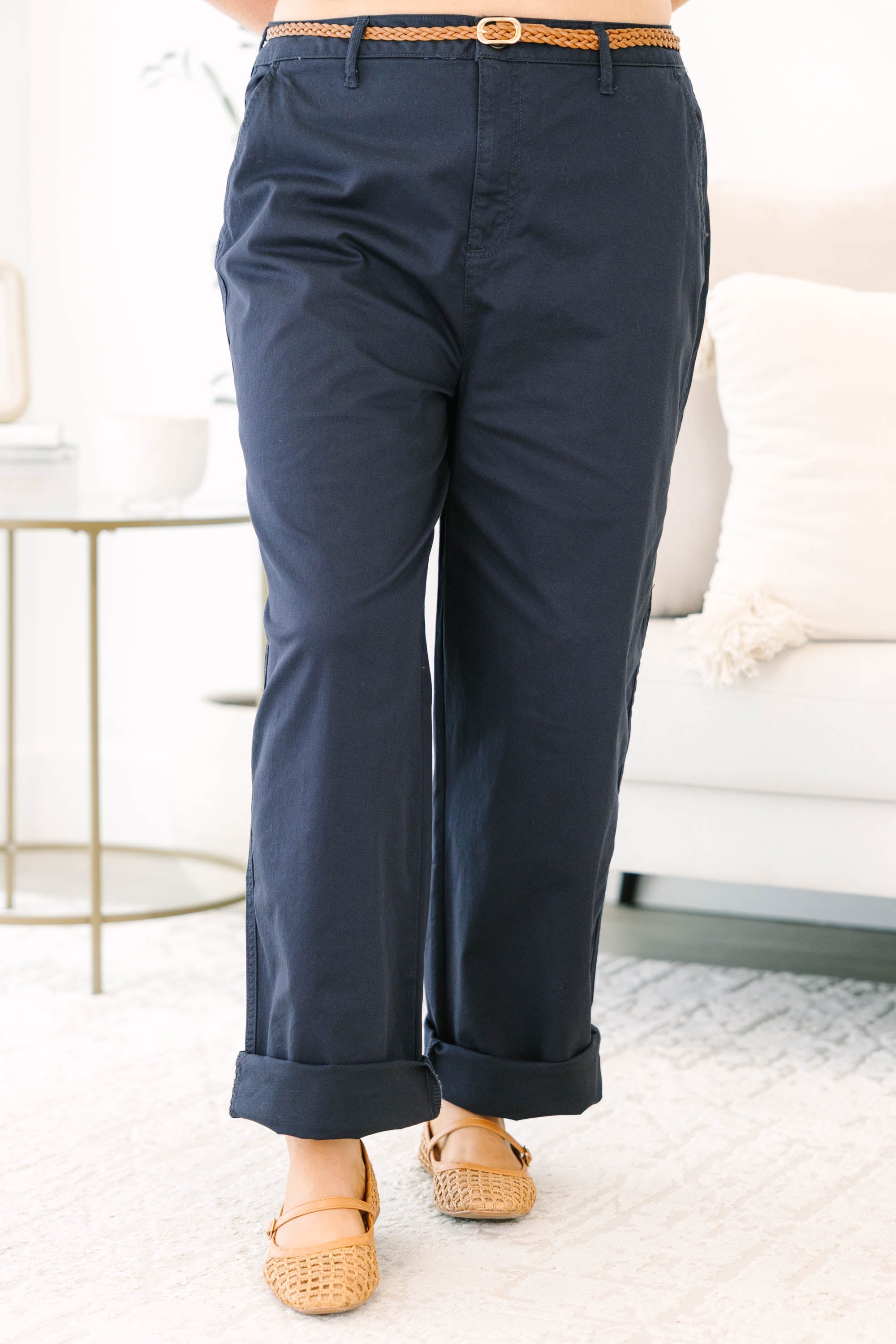 Do It My Way Pants, Navy