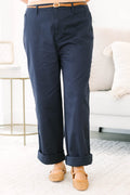 Do It My Way Pants, Navy