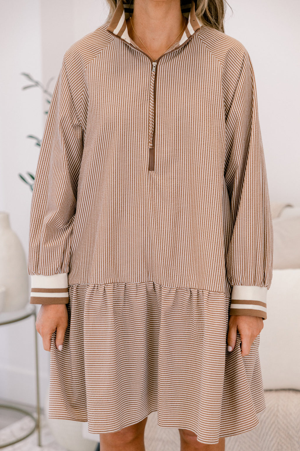 Do Your Thing Dress, Brown