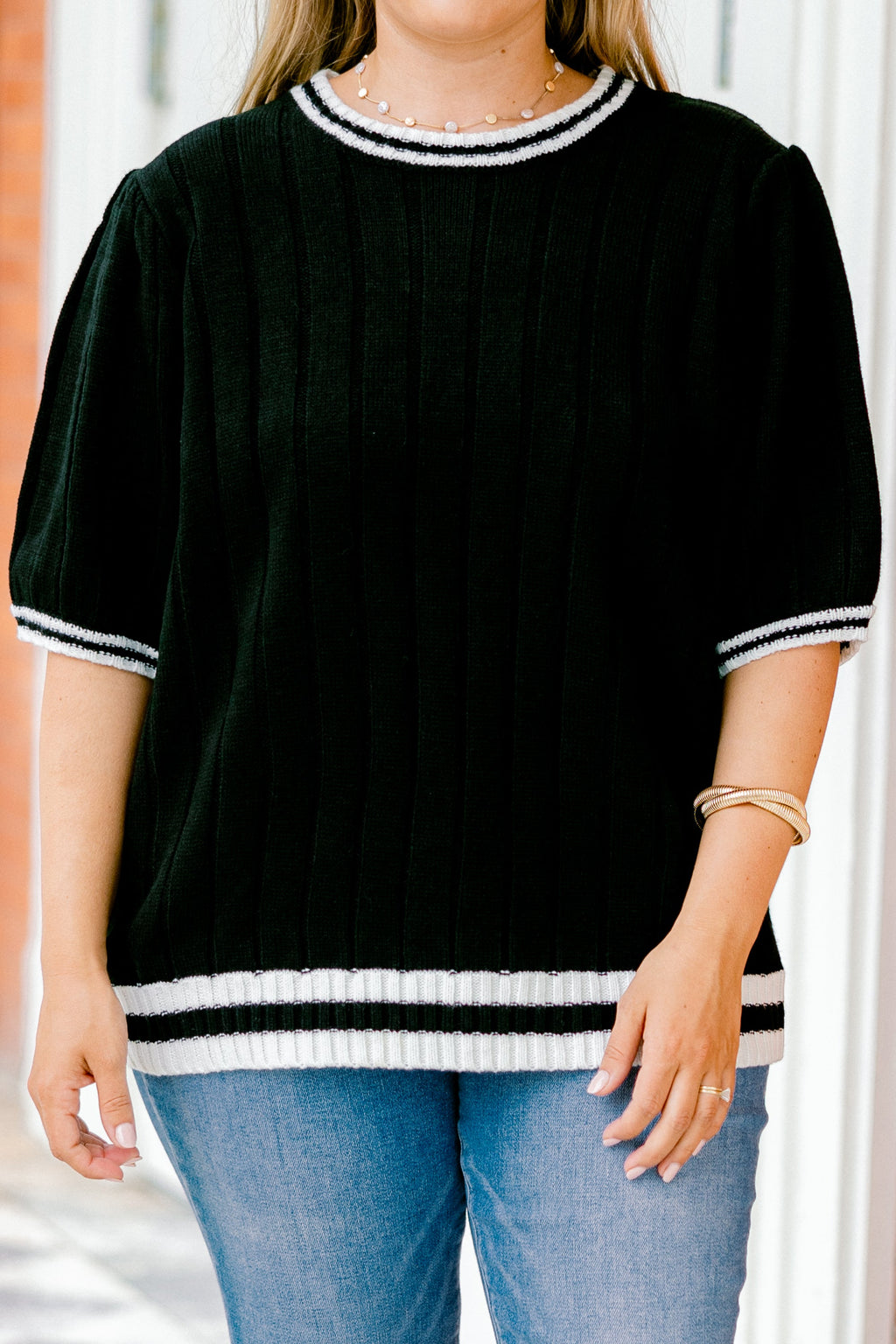 Doesn't Add Up Top, Black