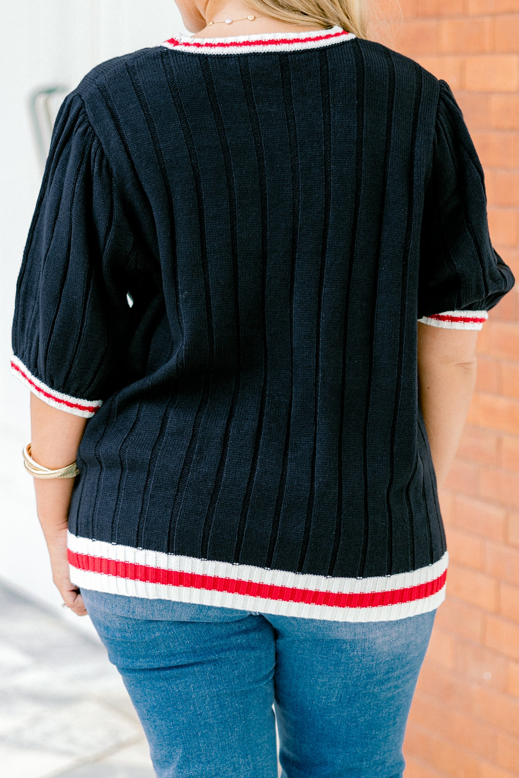 Doesn't Add Up Top, Navy