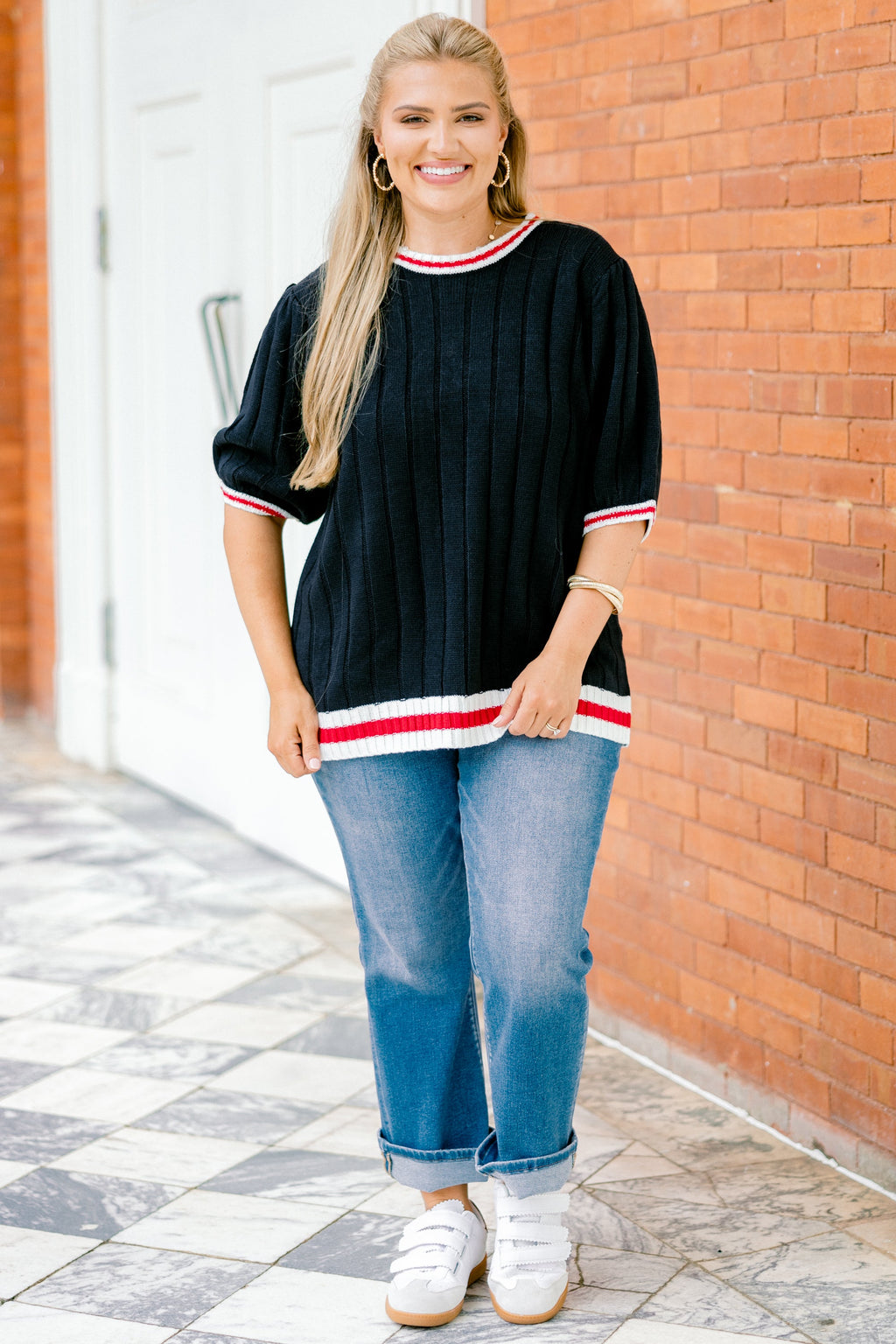Doesn't Add Up Top, Navy