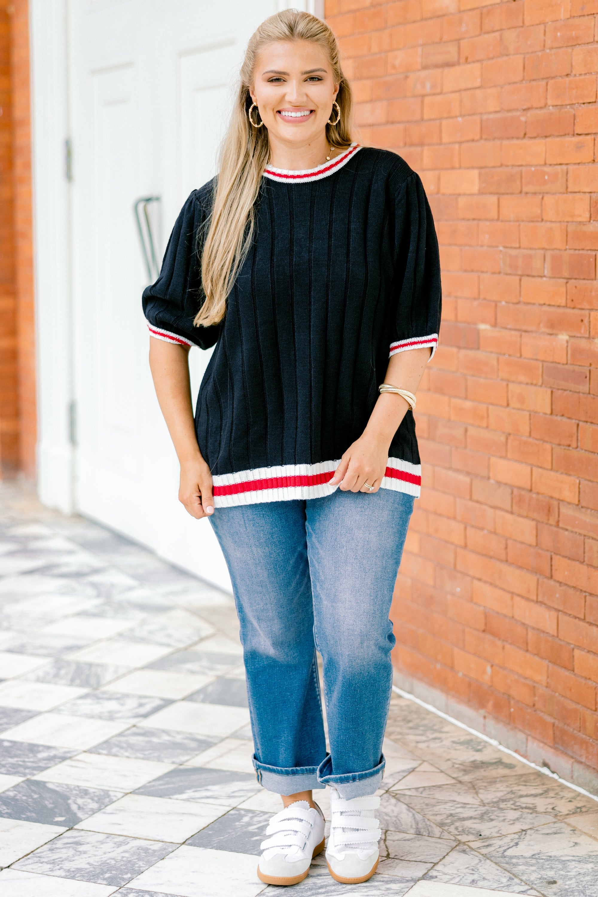Doesn't Add Up Top, Navy