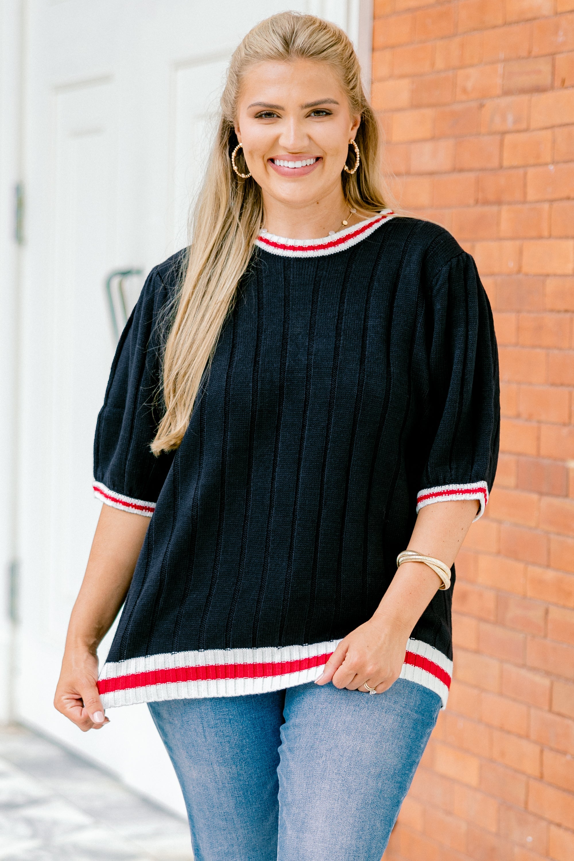 Doesn't Add Up Top, Navy