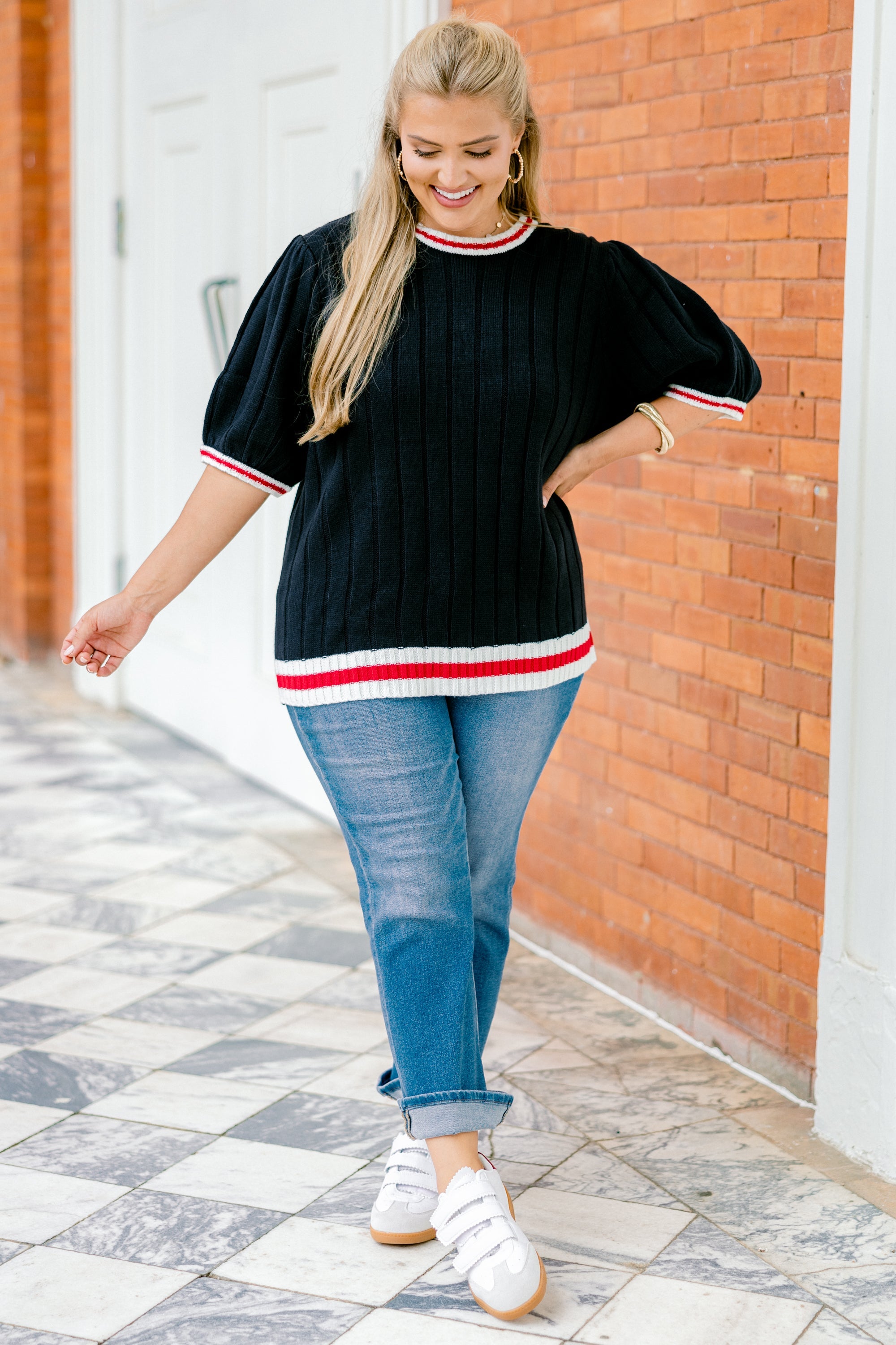 Doesn't Add Up Top, Navy