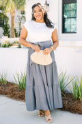 Doing It My Way Dress, Denim