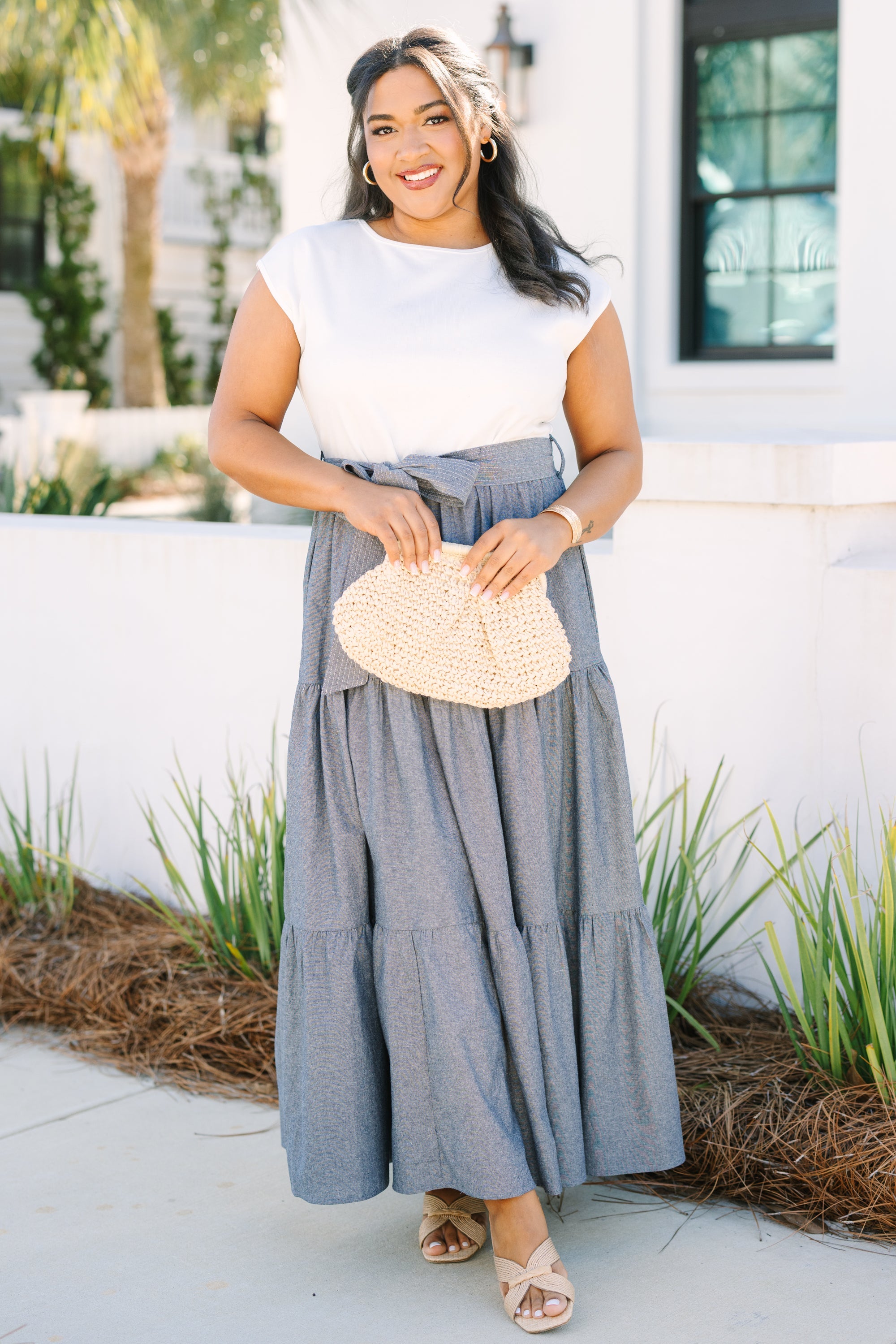 Doing It My Way Dress, Denim