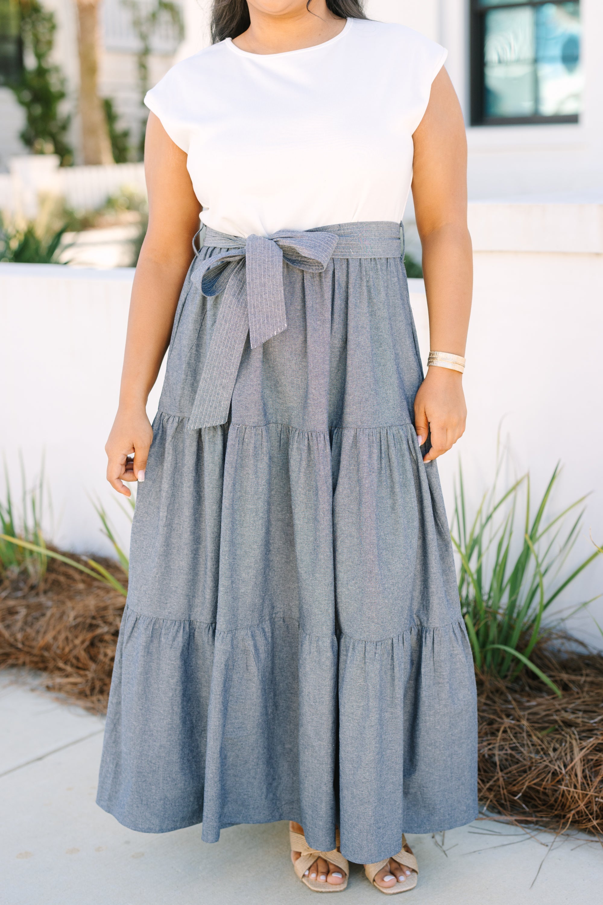 Doing It My Way Dress, Denim