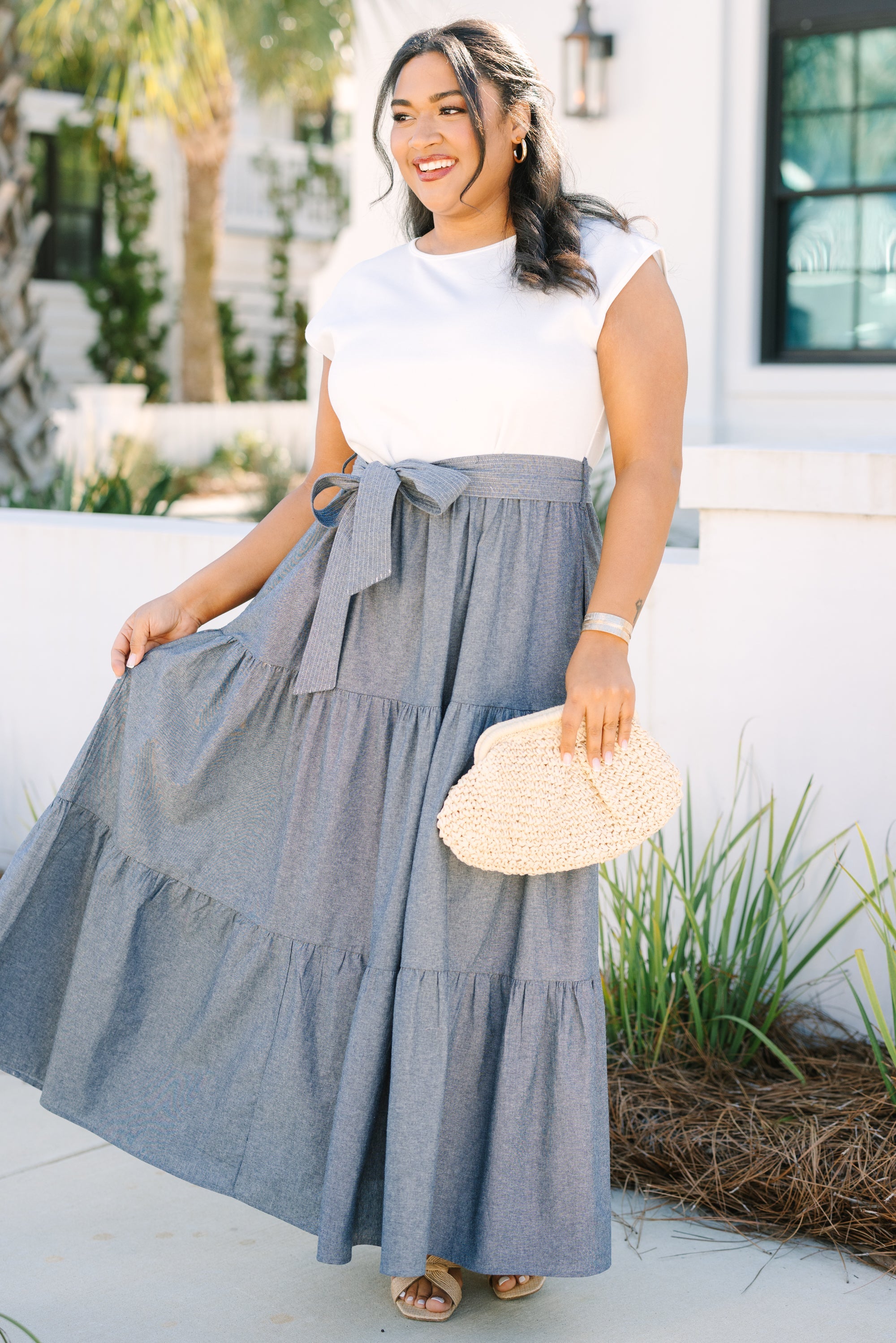 Doing It My Way Dress, Denim