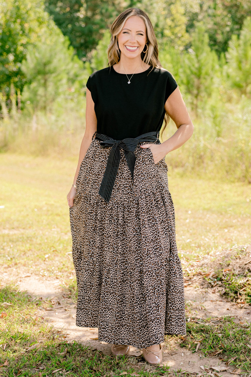 Doing It My Way Dress, Leopard