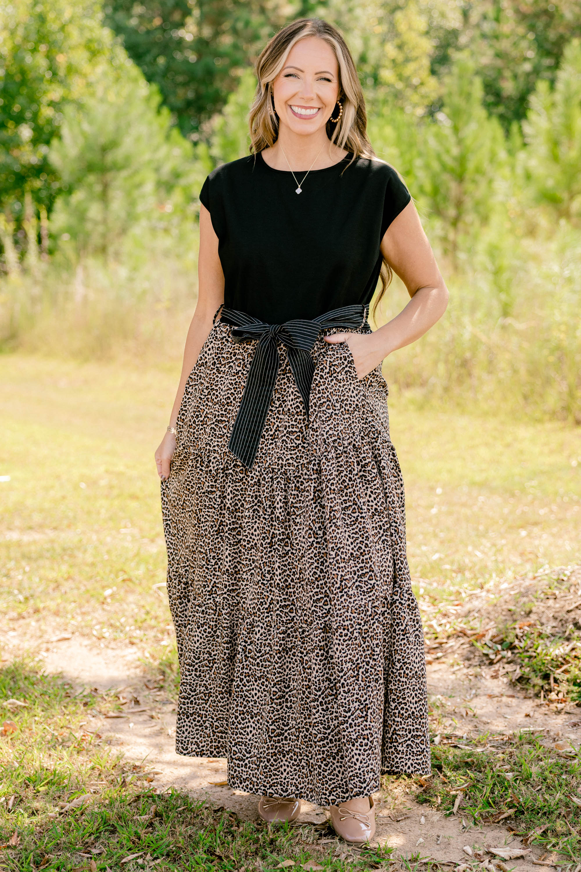 Doing It My Way Dress, Leopard