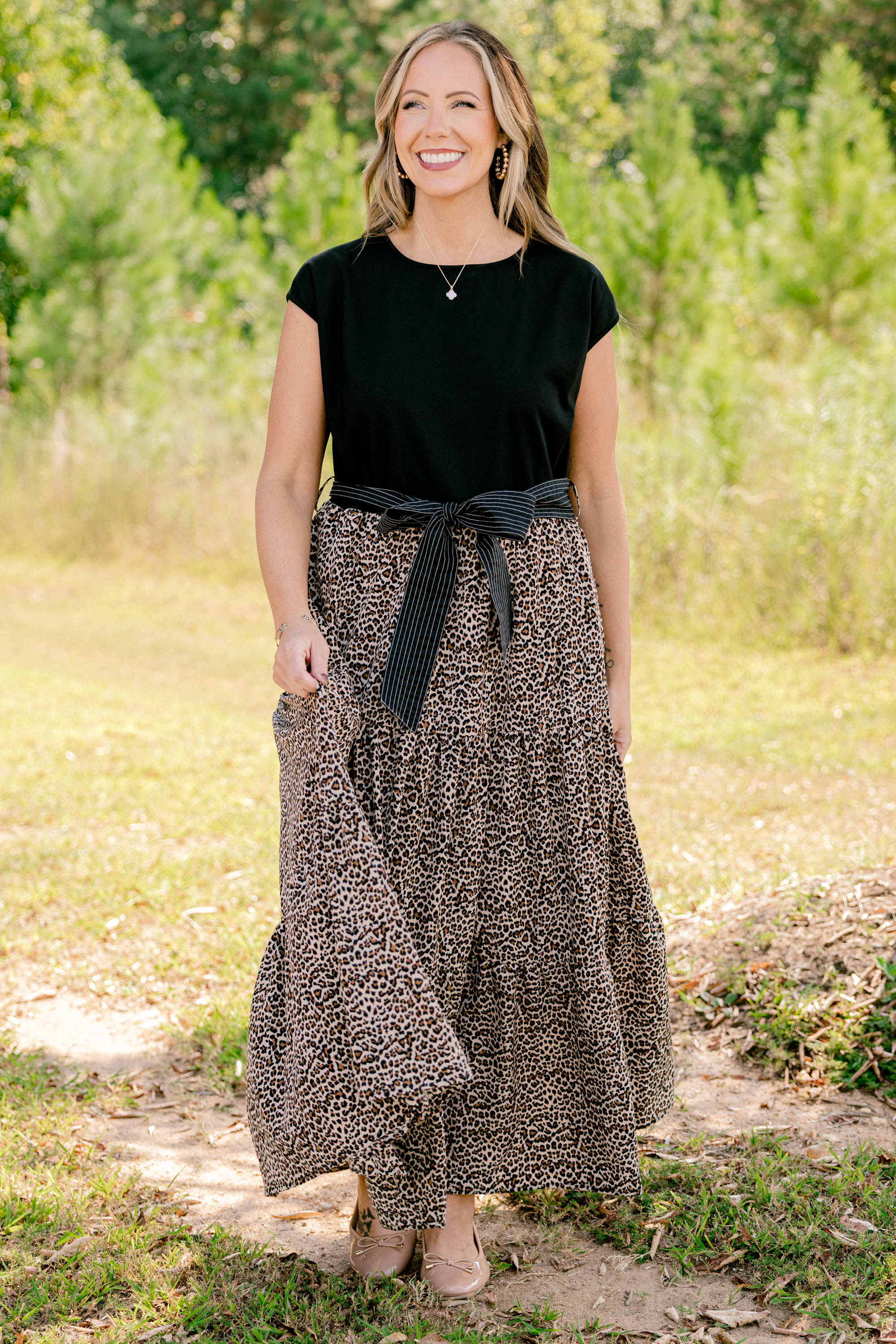 Doing It My Way Dress, Leopard