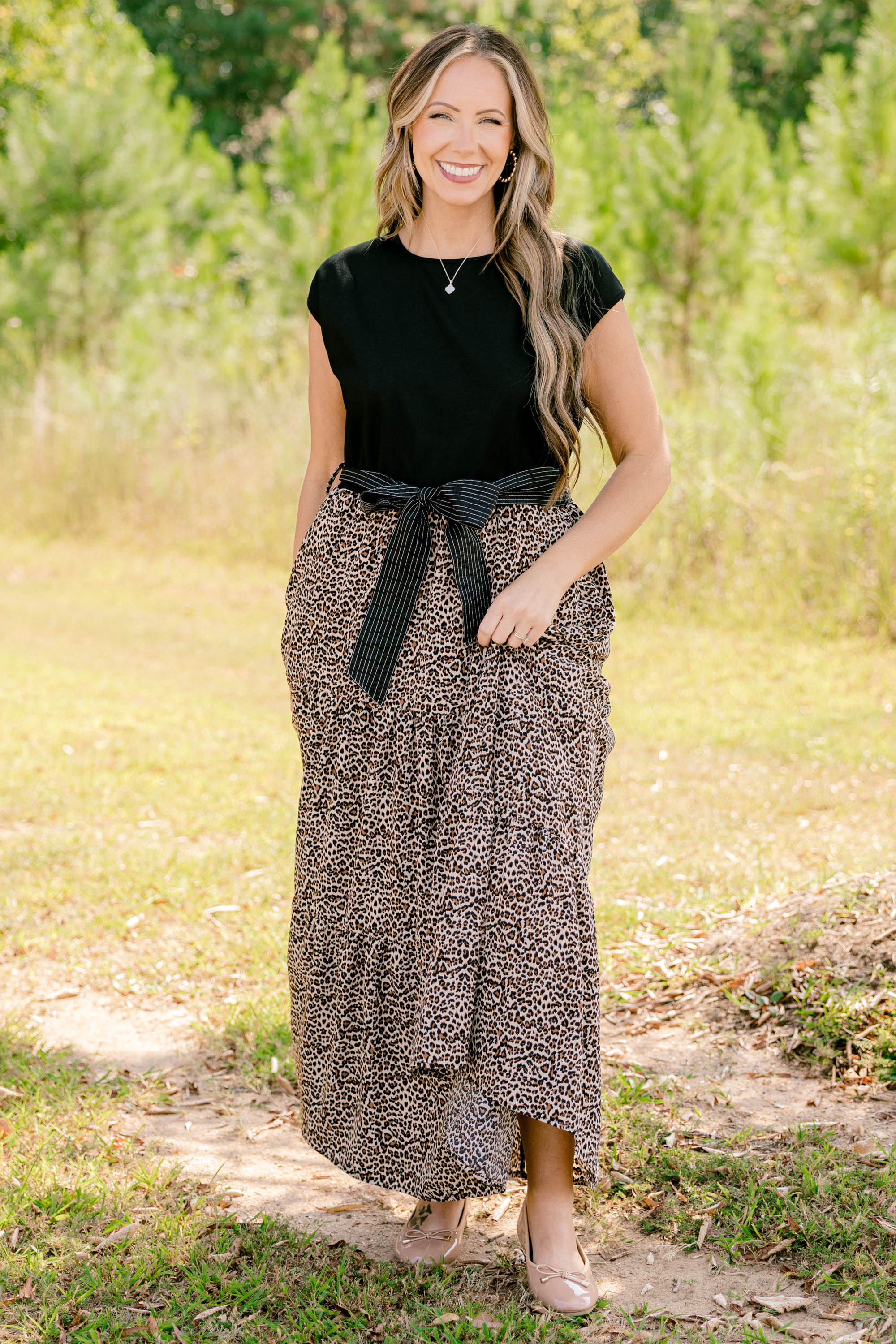 Doing It My Way Dress, Leopard