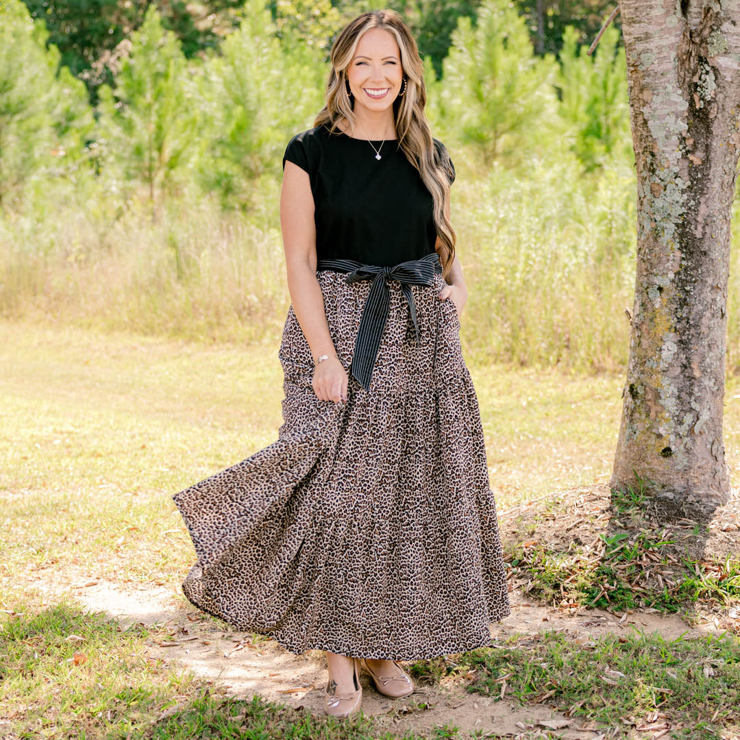 Doing It My Way Dress, Leopard
