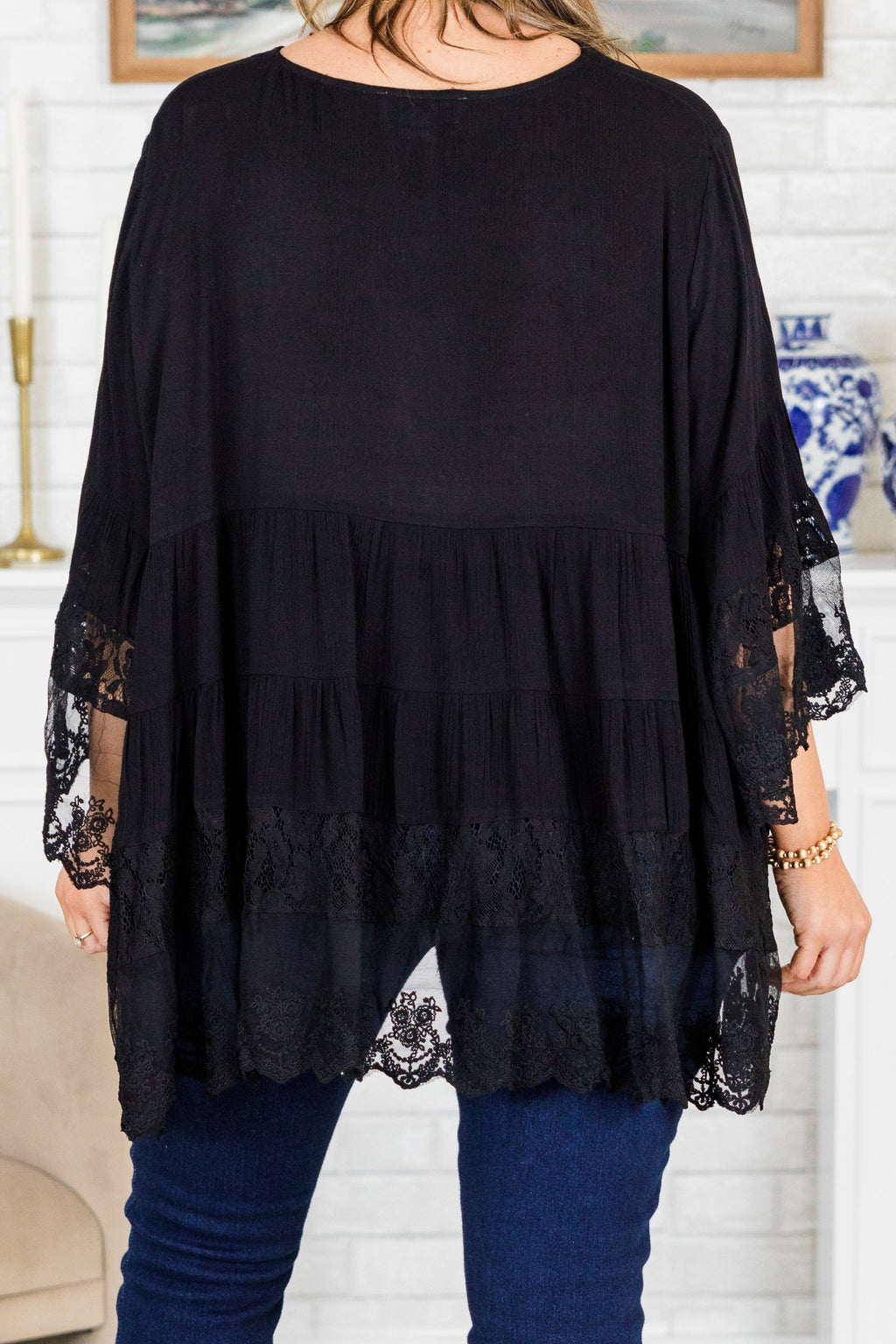 Don't Fail Me Now Blouse, Black