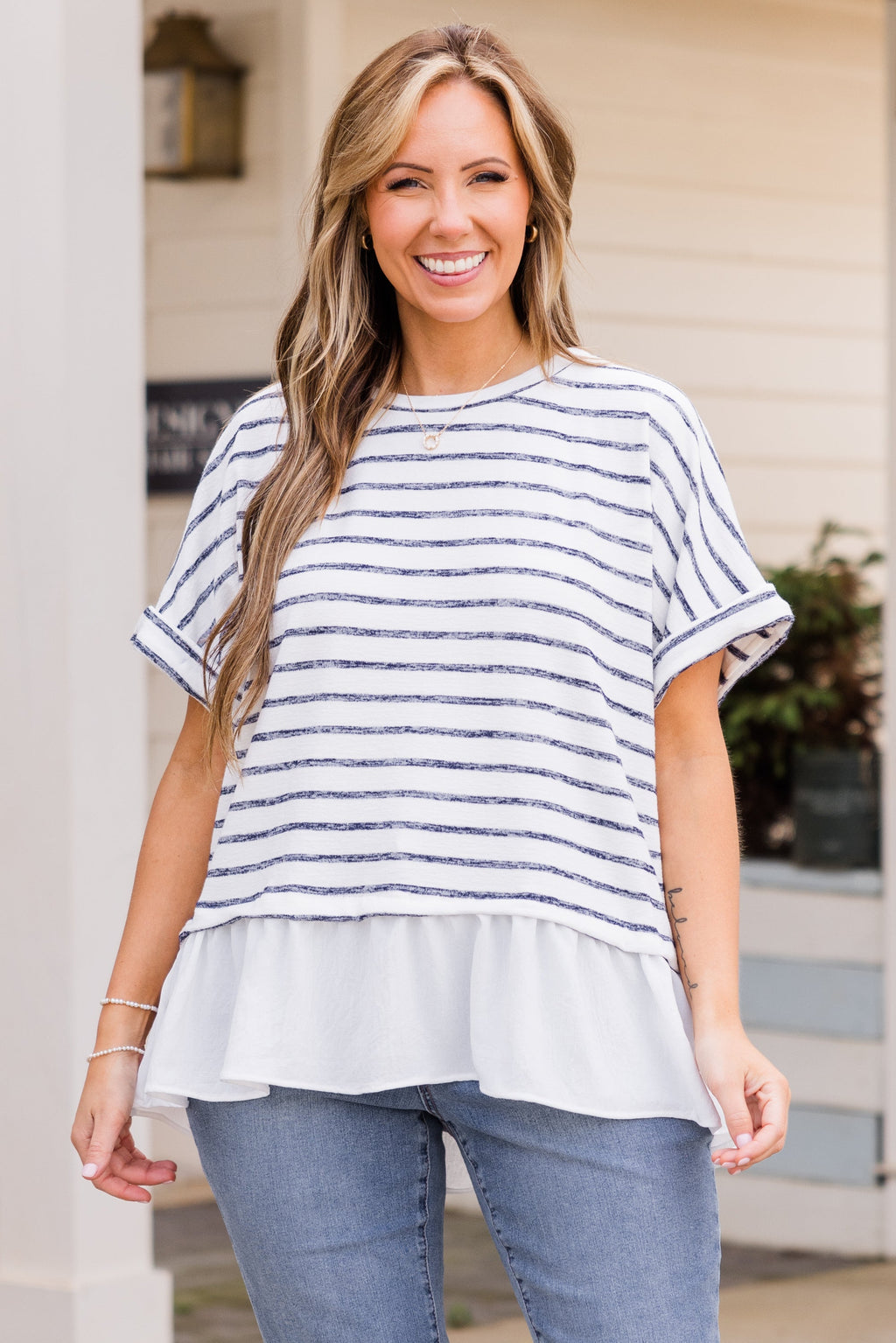 Don't Rock The Boat Top, Navy