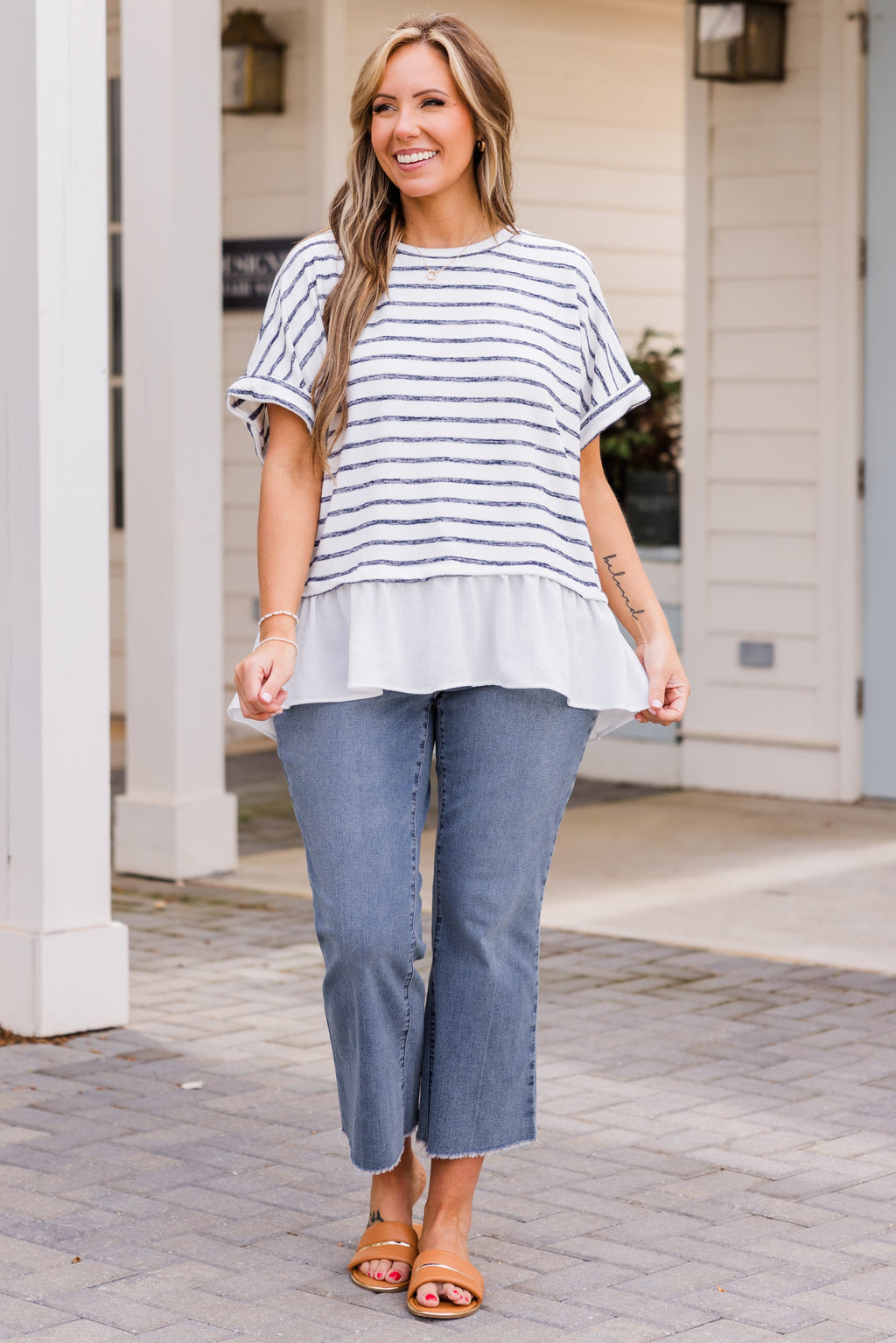 Don't Rock The Boat Top, Navy