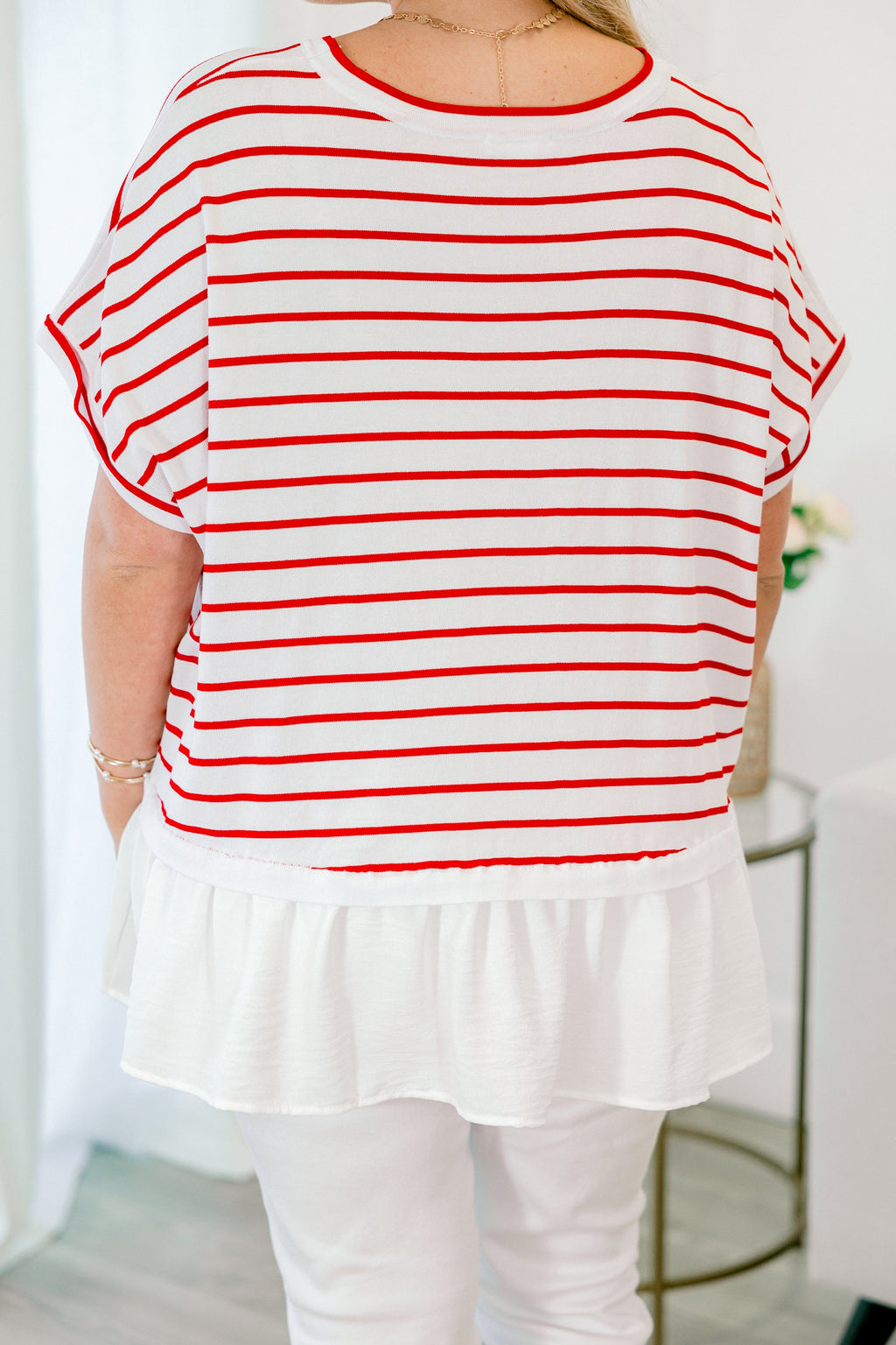Don't Rock The Boat Top, Red