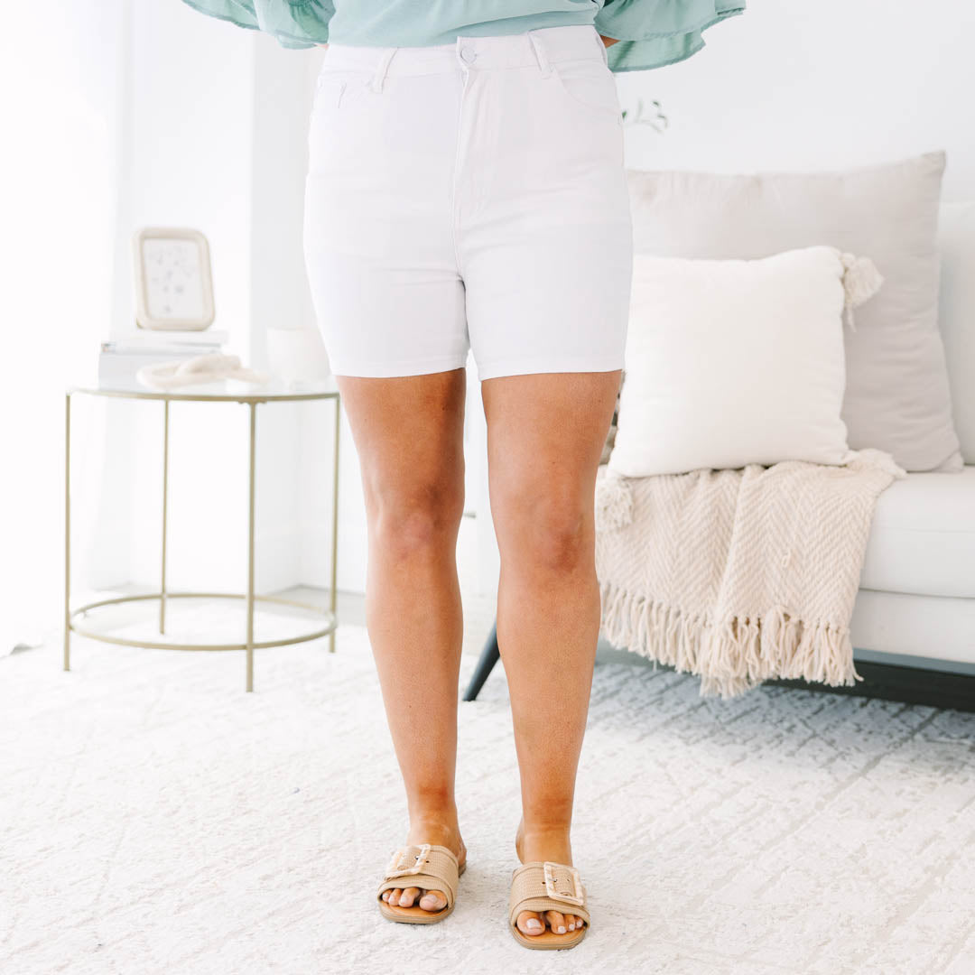 Don't Stop The Music Shorts, White