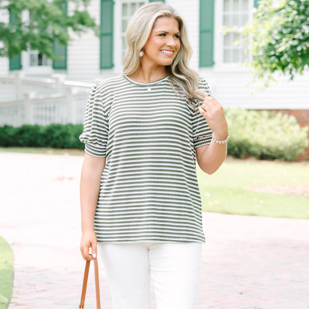 Don't You Worry Darlin' Top, Olive