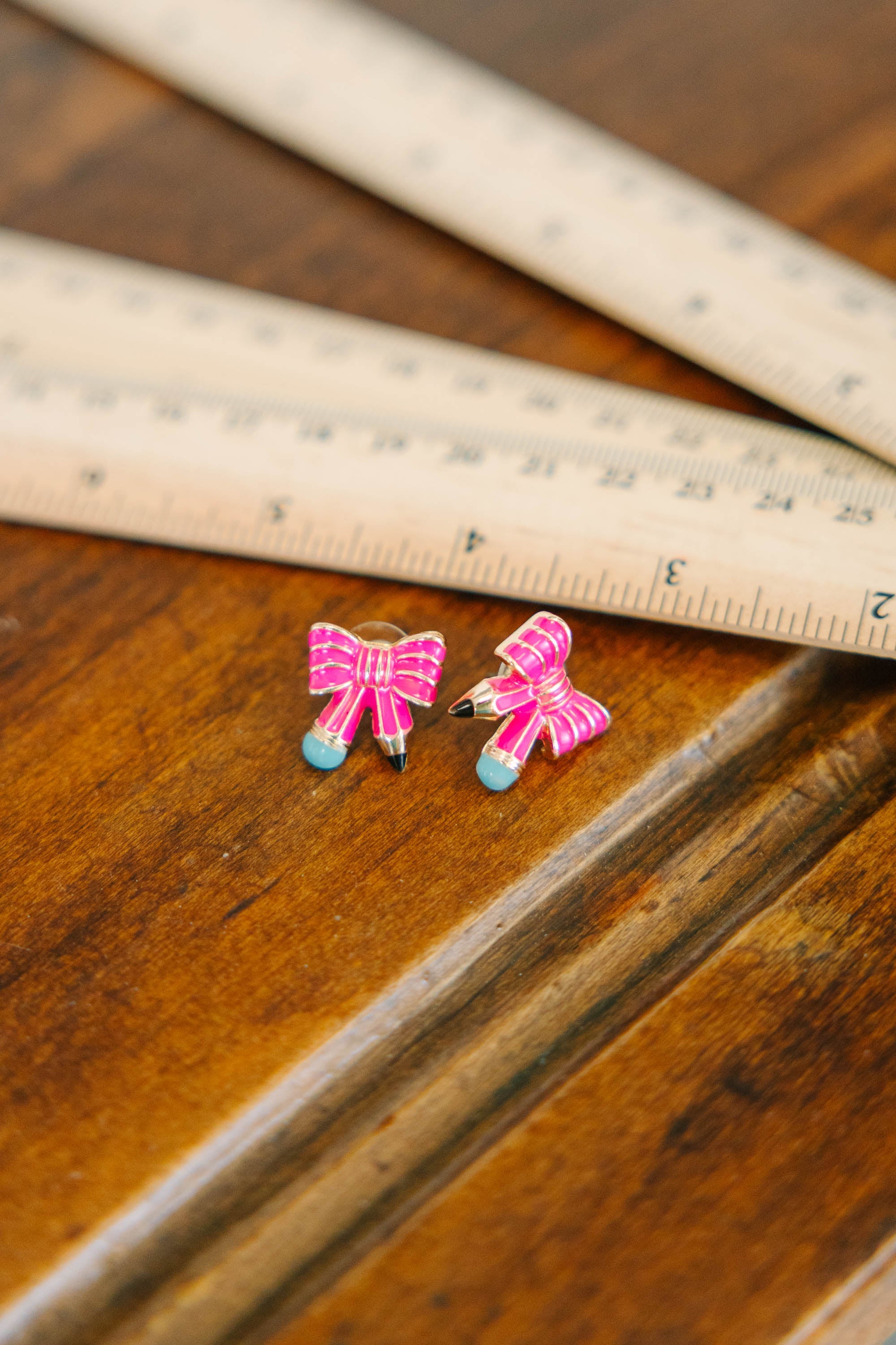 Doodle Darling Earrings, Pink