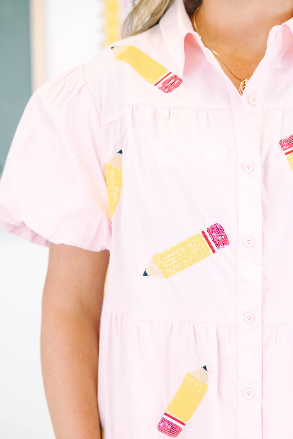 Doodle Dress, Pink