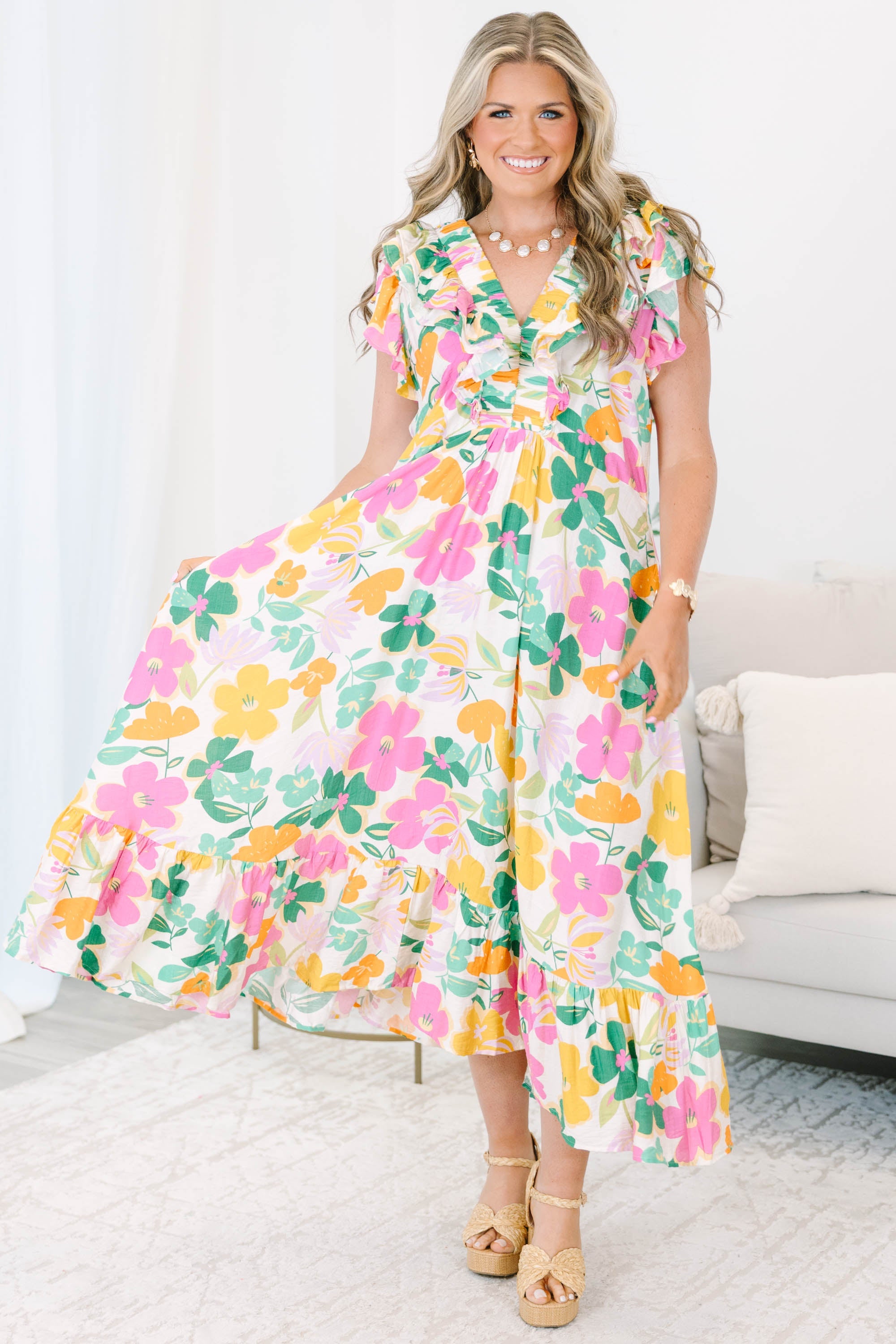 Dream Vacation Dress, Multi