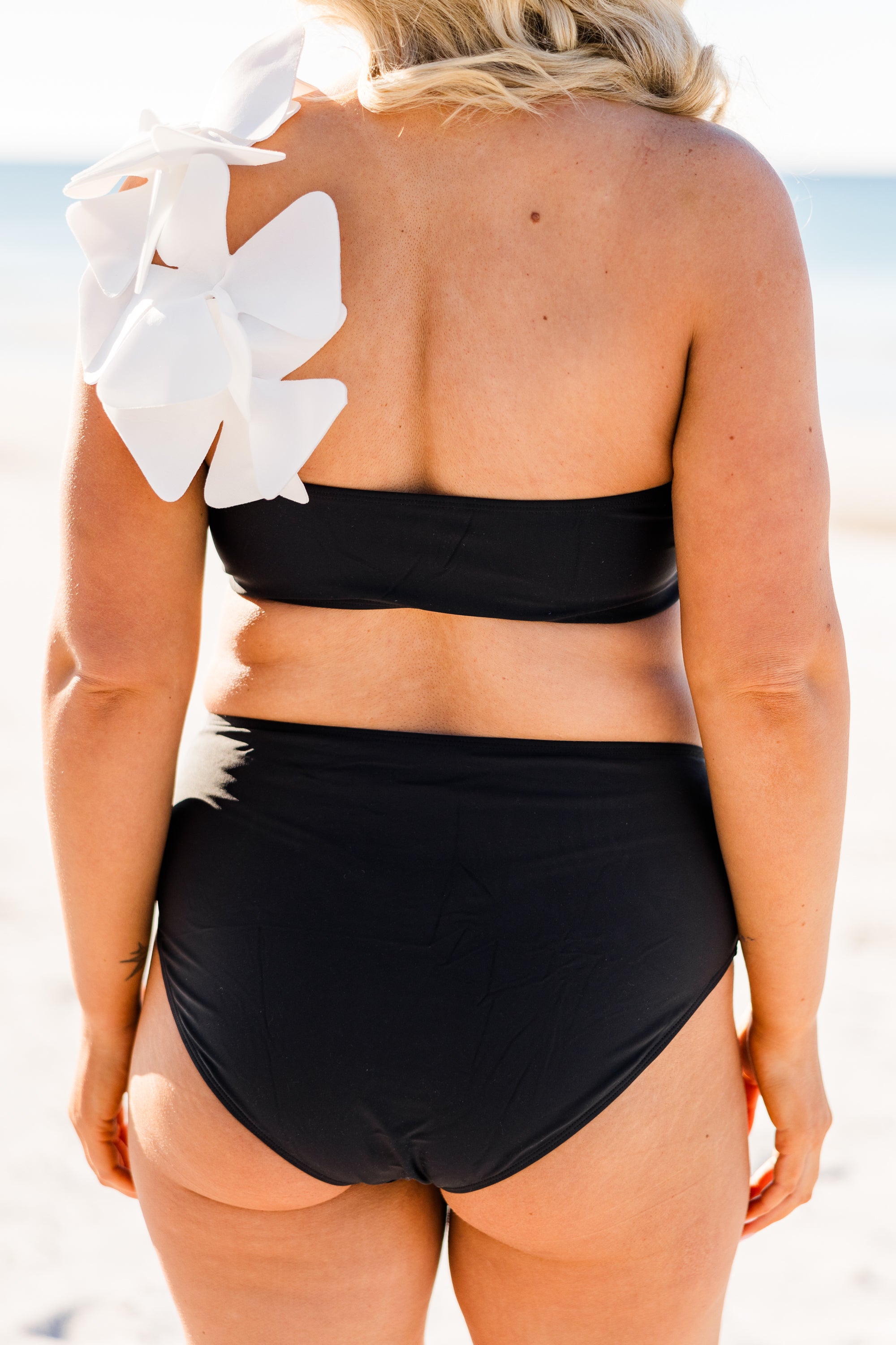 Dream Vacation Swim Bottom, Black