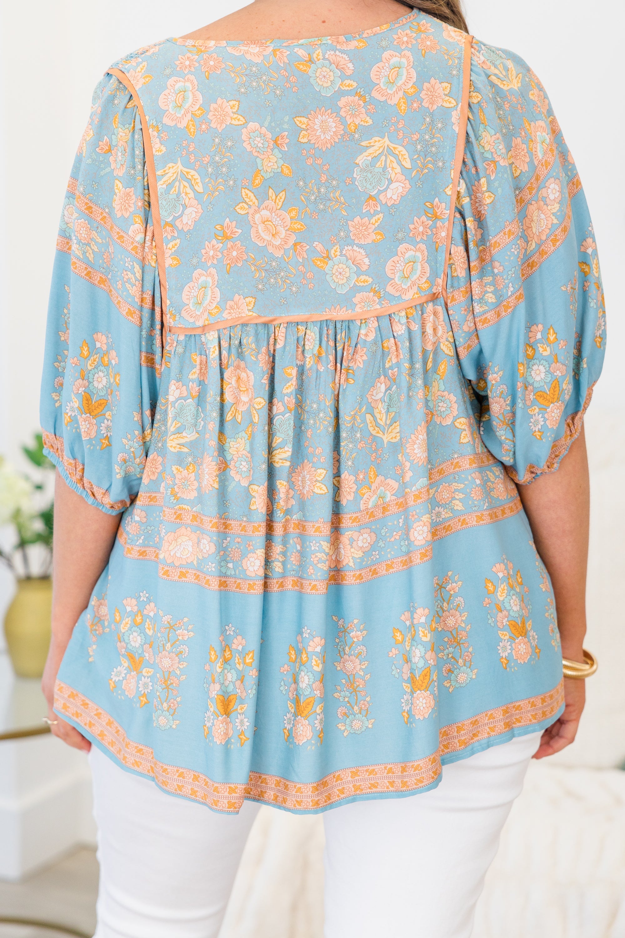 Dreamcatcher Top, Blue