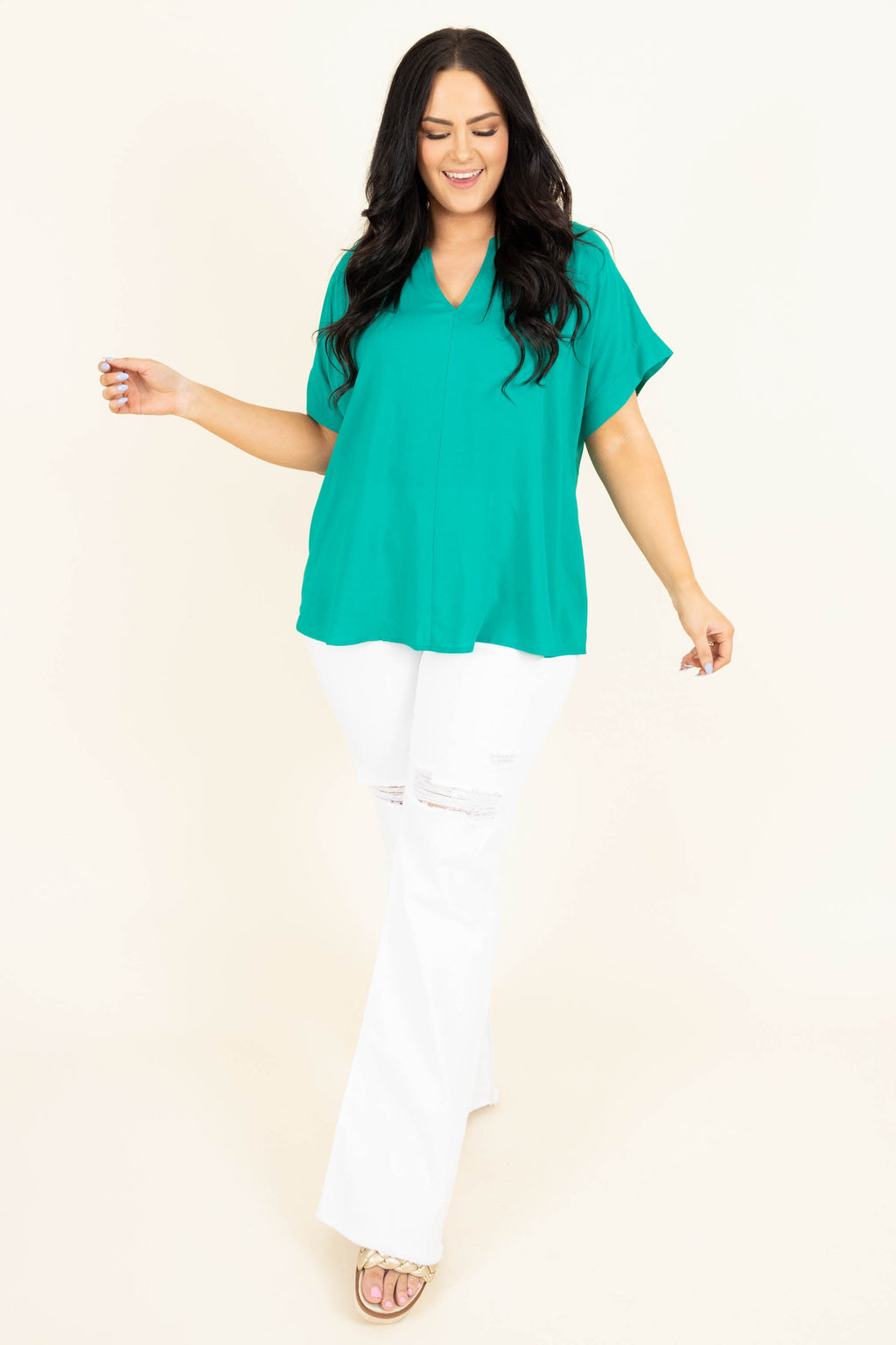 Dreamin' With You Top, Emerald