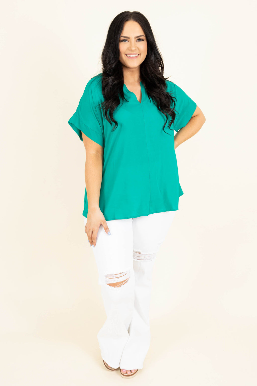 Dreamin' With You Top, Emerald