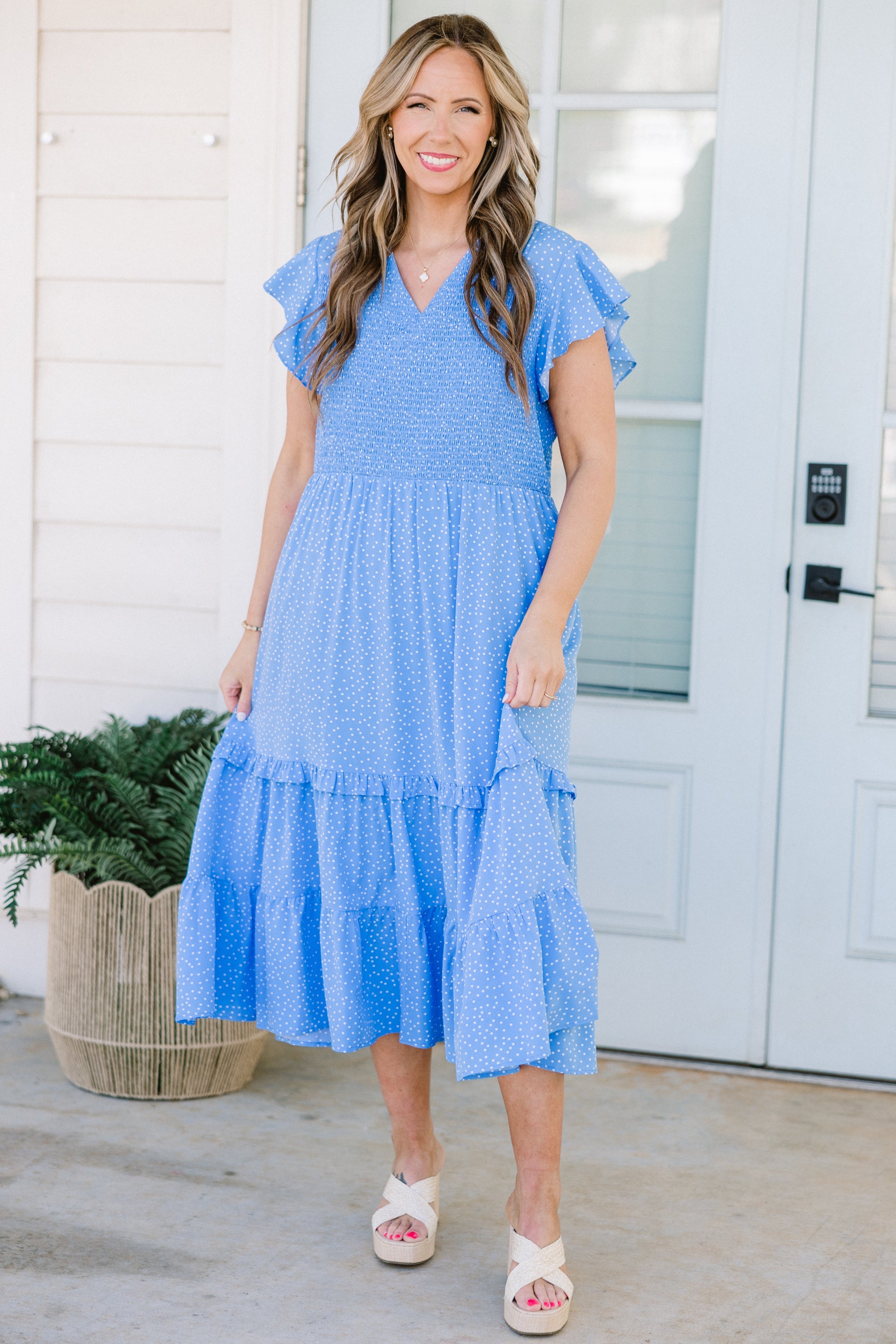 Dreaming About You And Me Dress, Blue