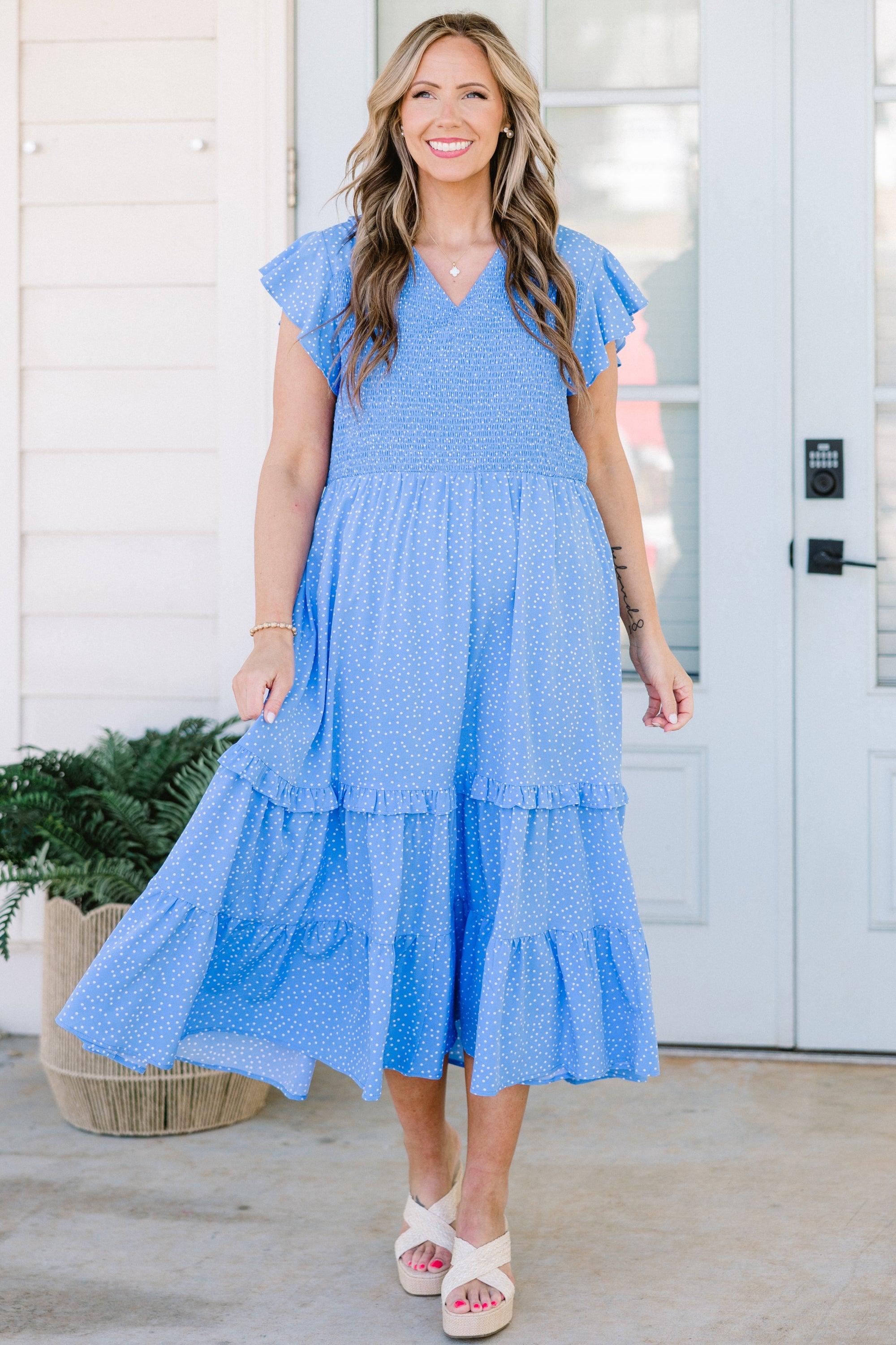 Dreaming About You And Me Dress, Blue