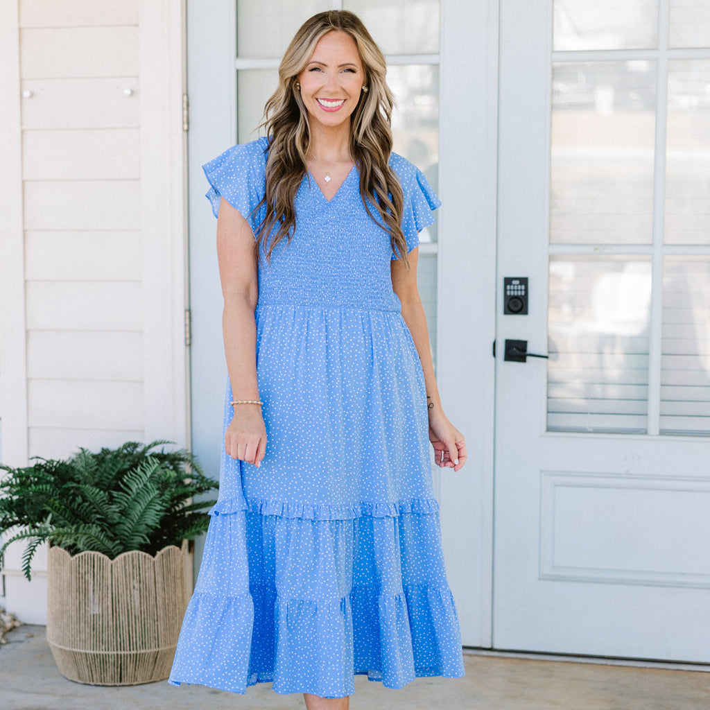 Dreaming About You And Me Dress, Blue